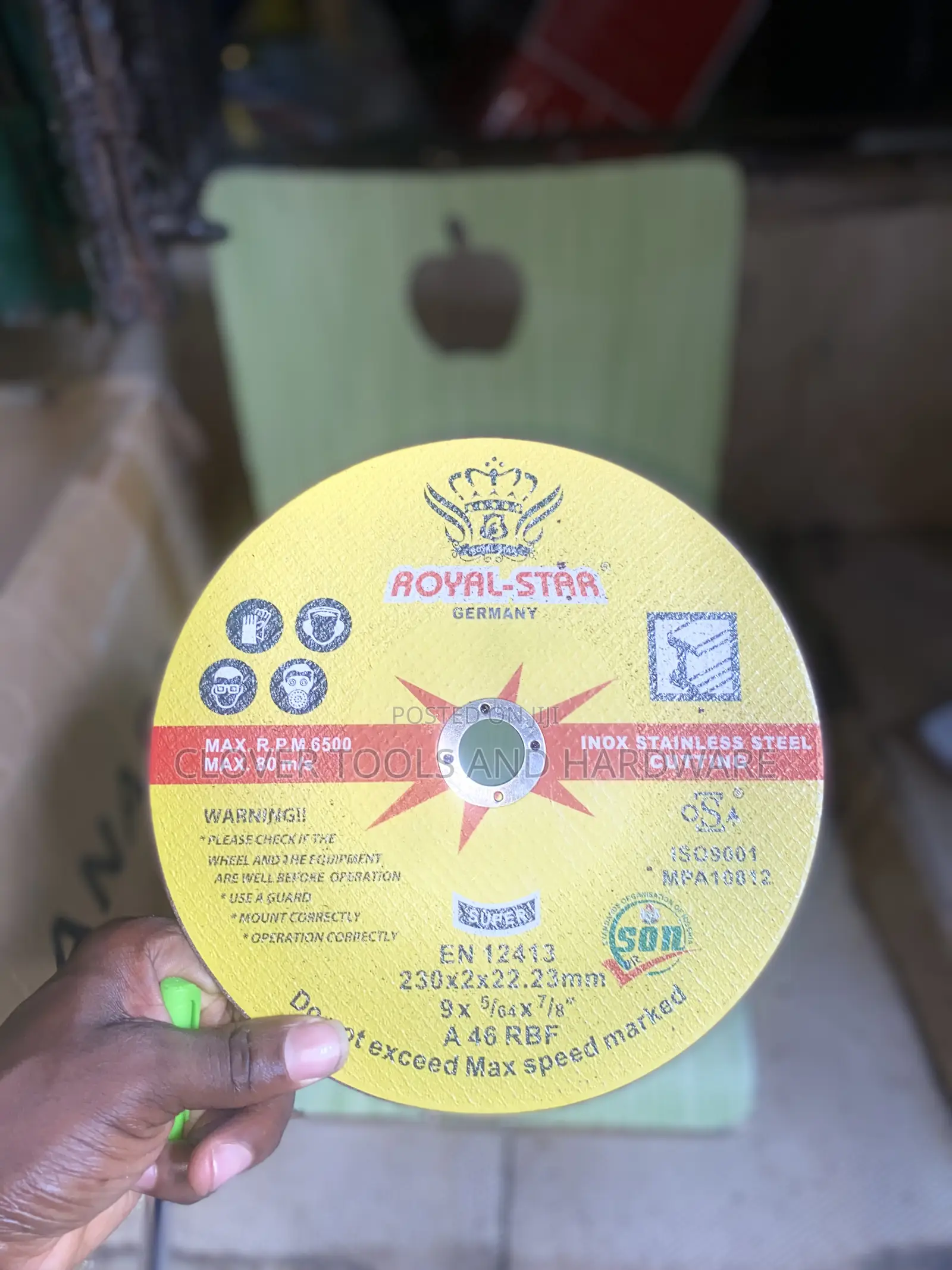 Royal Star Cutting Disc 9” Original for Metal Steel,