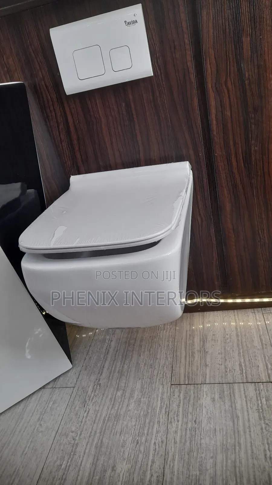 White Concealed Conduit Water Closet