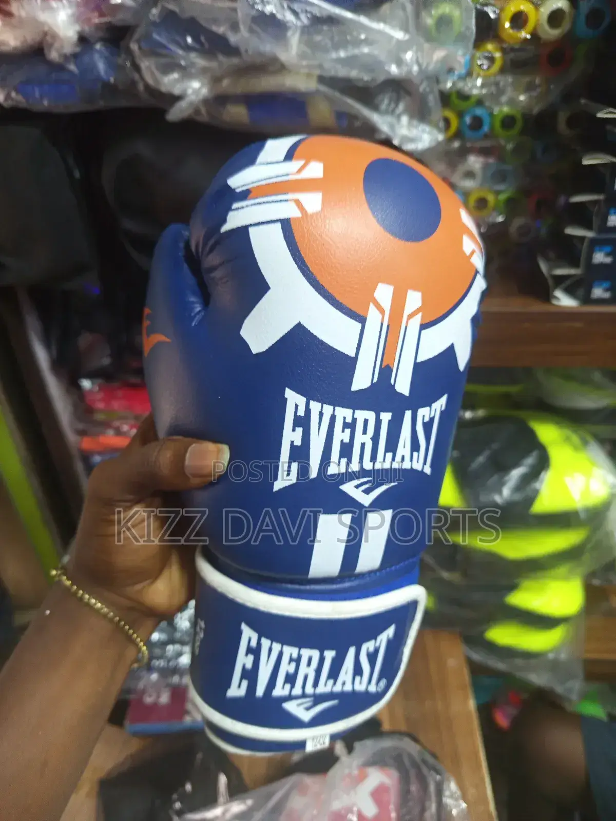 Everlast Boxing Gloves All Size Blue and Red