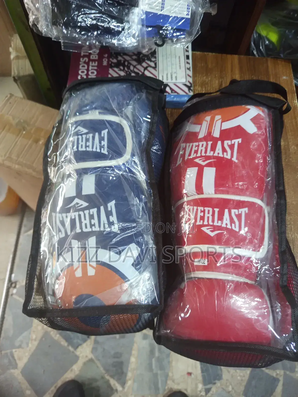 Everlast Boxing Gloves All Size Blue and Red