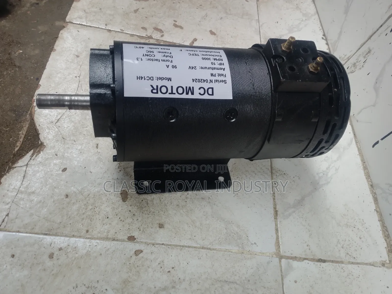 10 HP DC Motor 3000 RPM