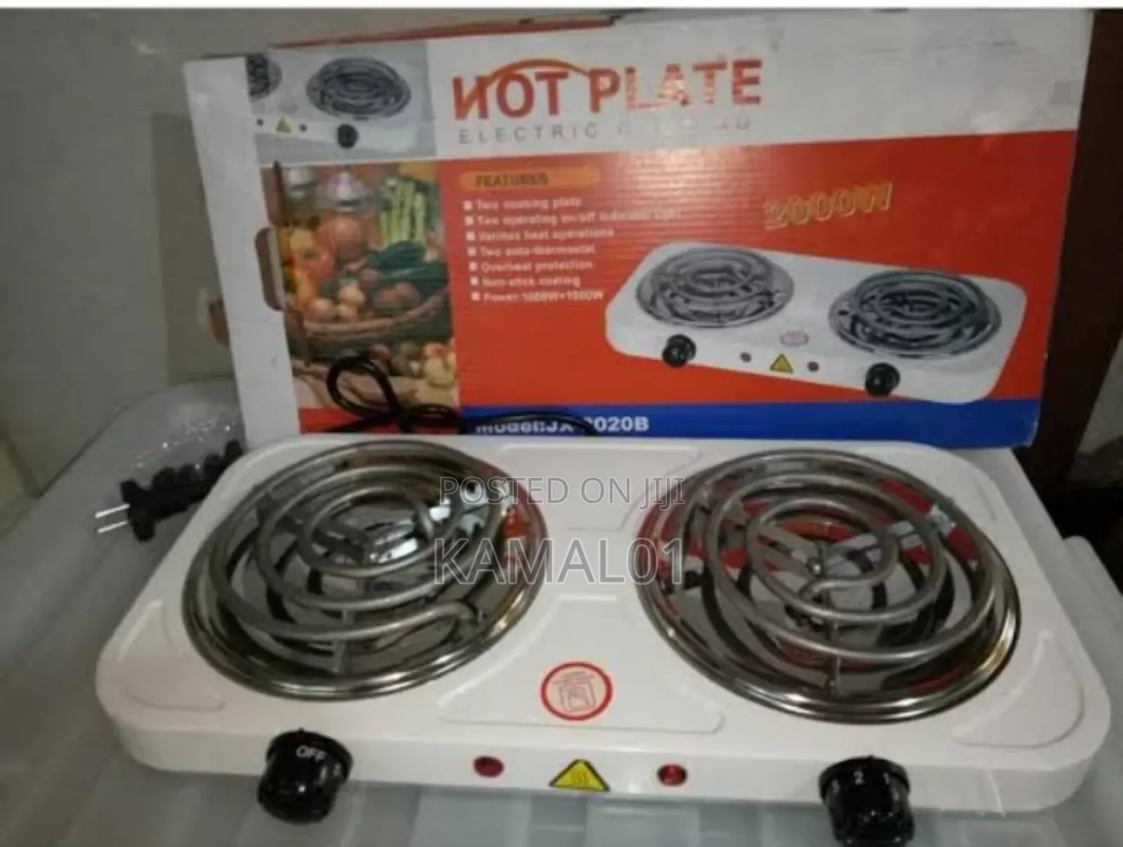 JD SMP Double Plate Electric Stove Hot Plate