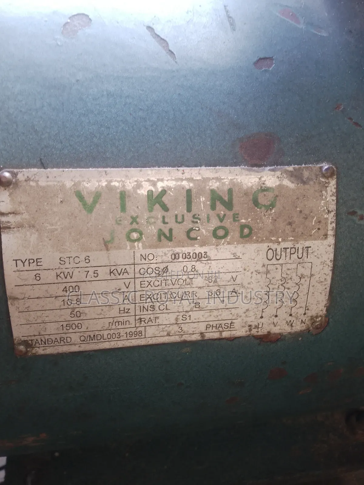 7.5 KVA Alternator Coil Viking Make 3 Phase