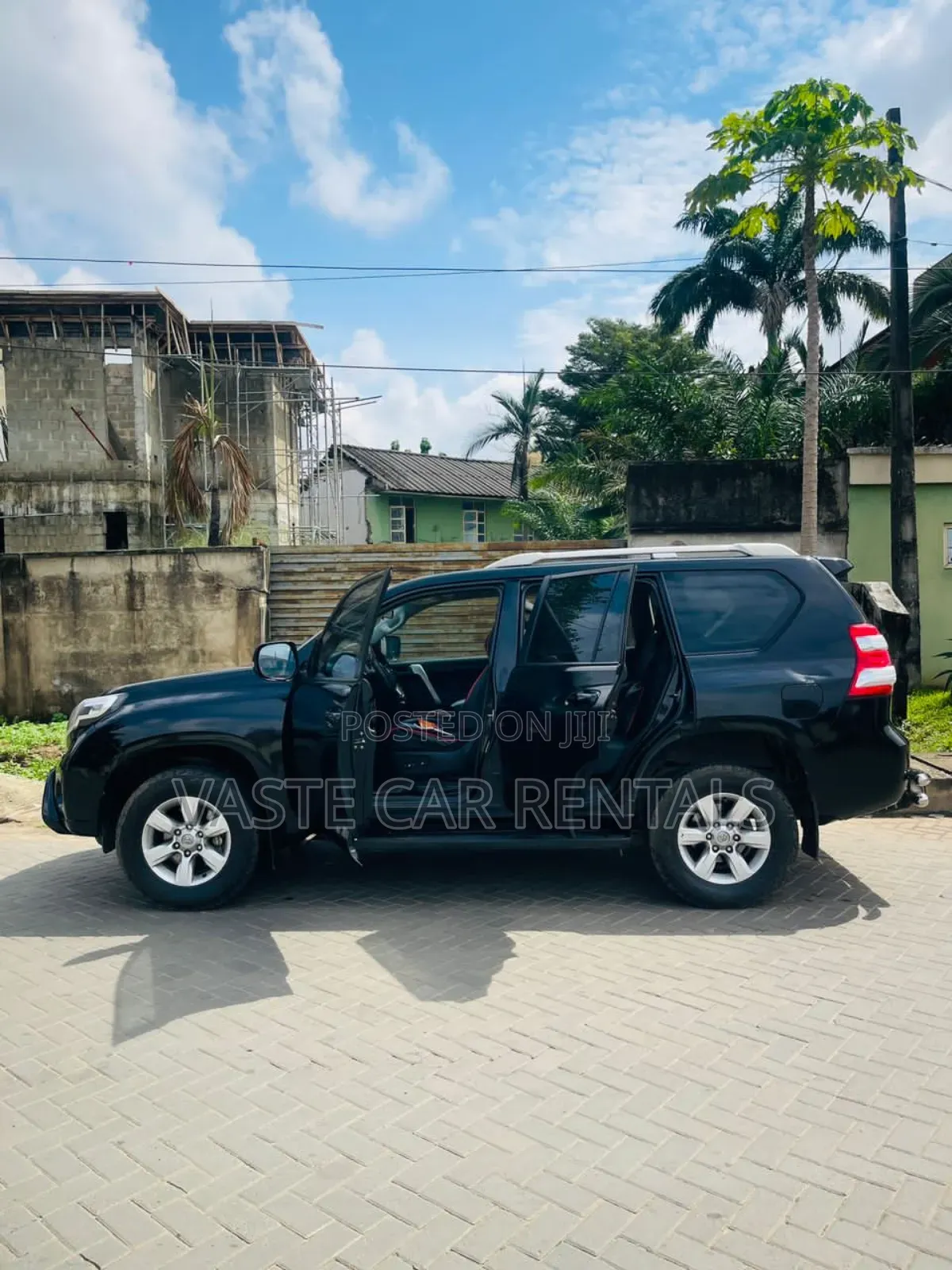 Black Toyota Prado for Rent/Lease/Hire