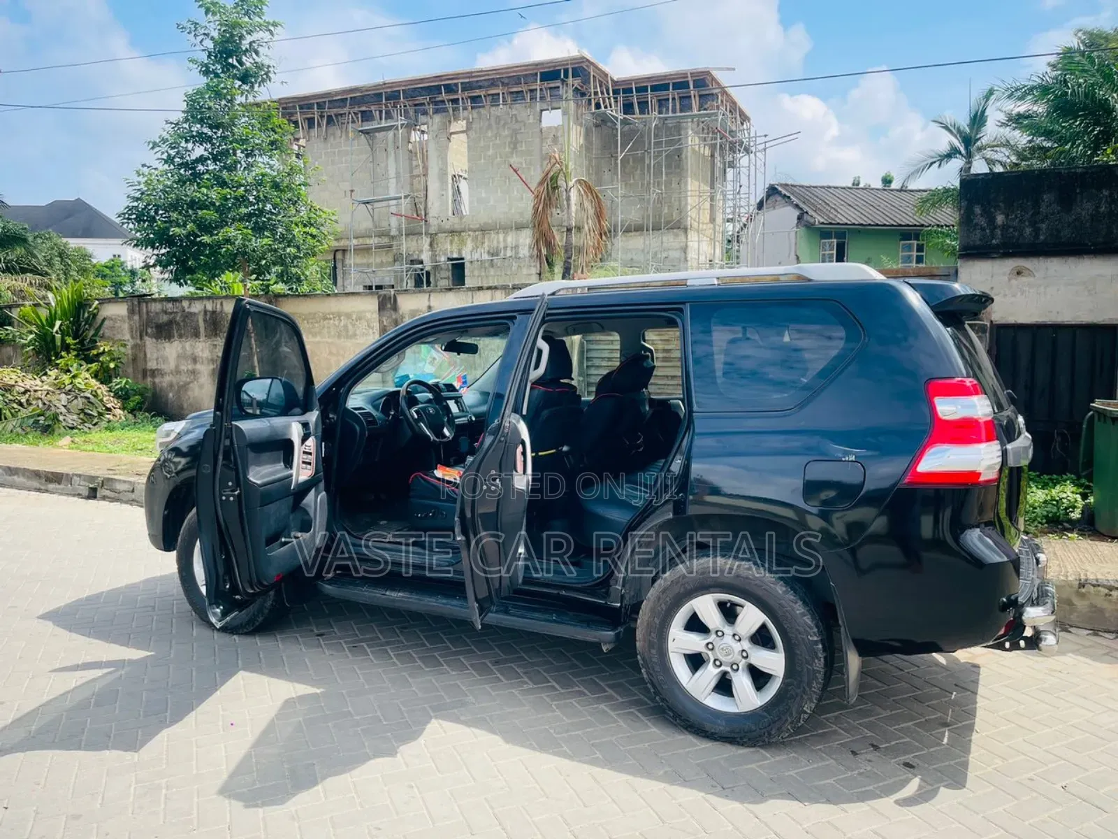 Black Toyota Prado for Rent/Lease/Hire