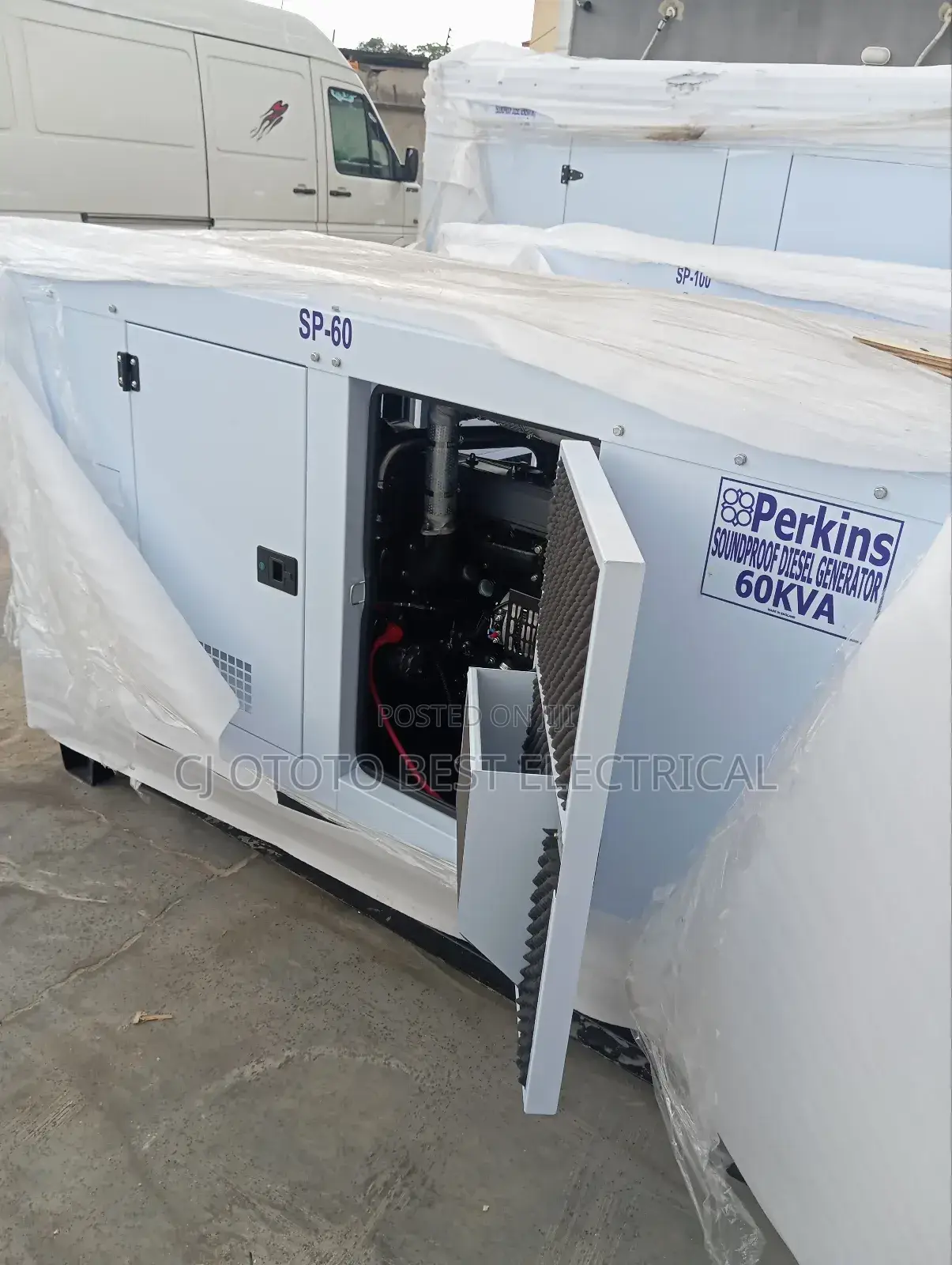 60kva Perkins Generator Soundproof Brand New