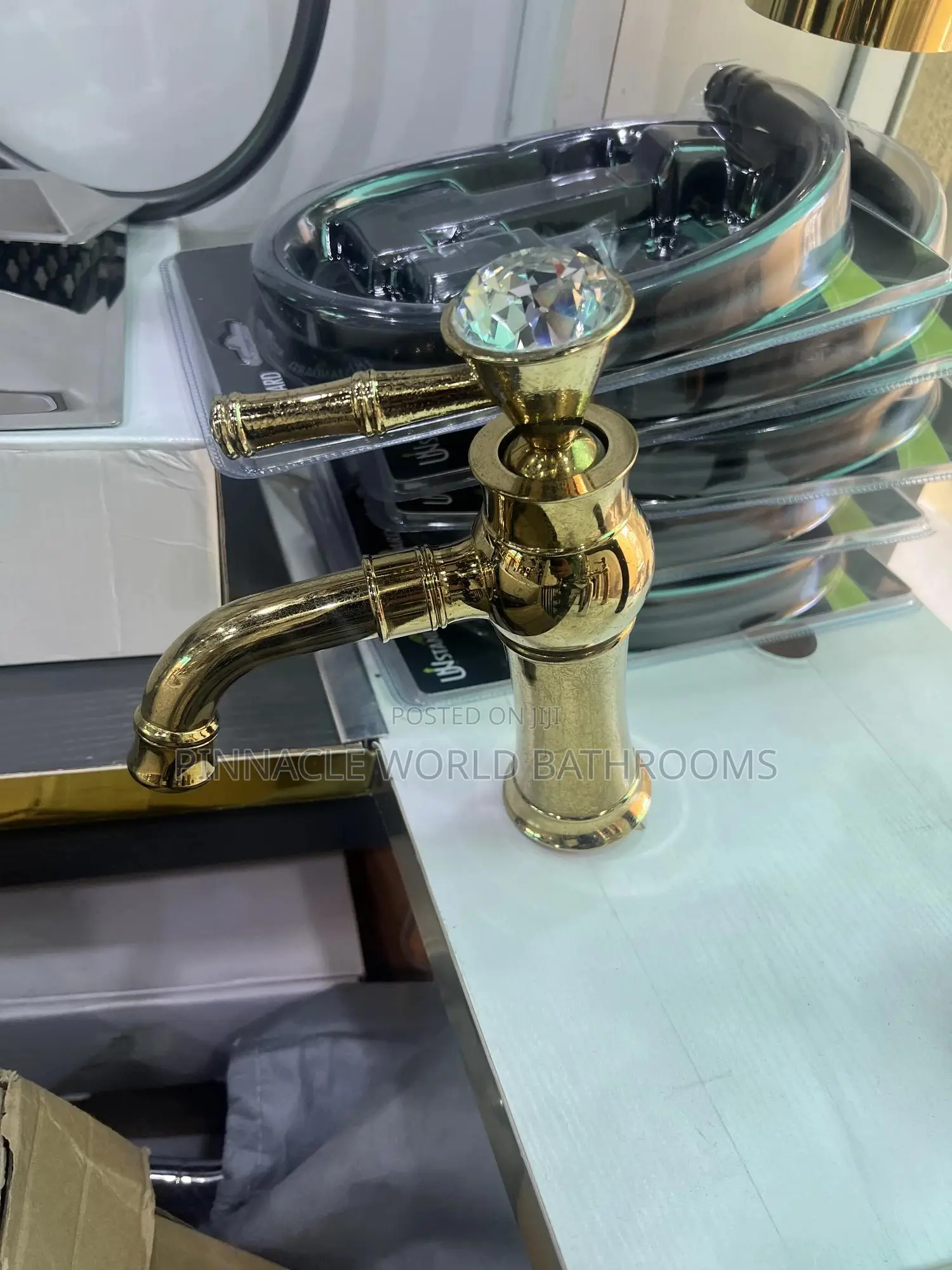 England Royal Gold Basin Mixer Tap 001