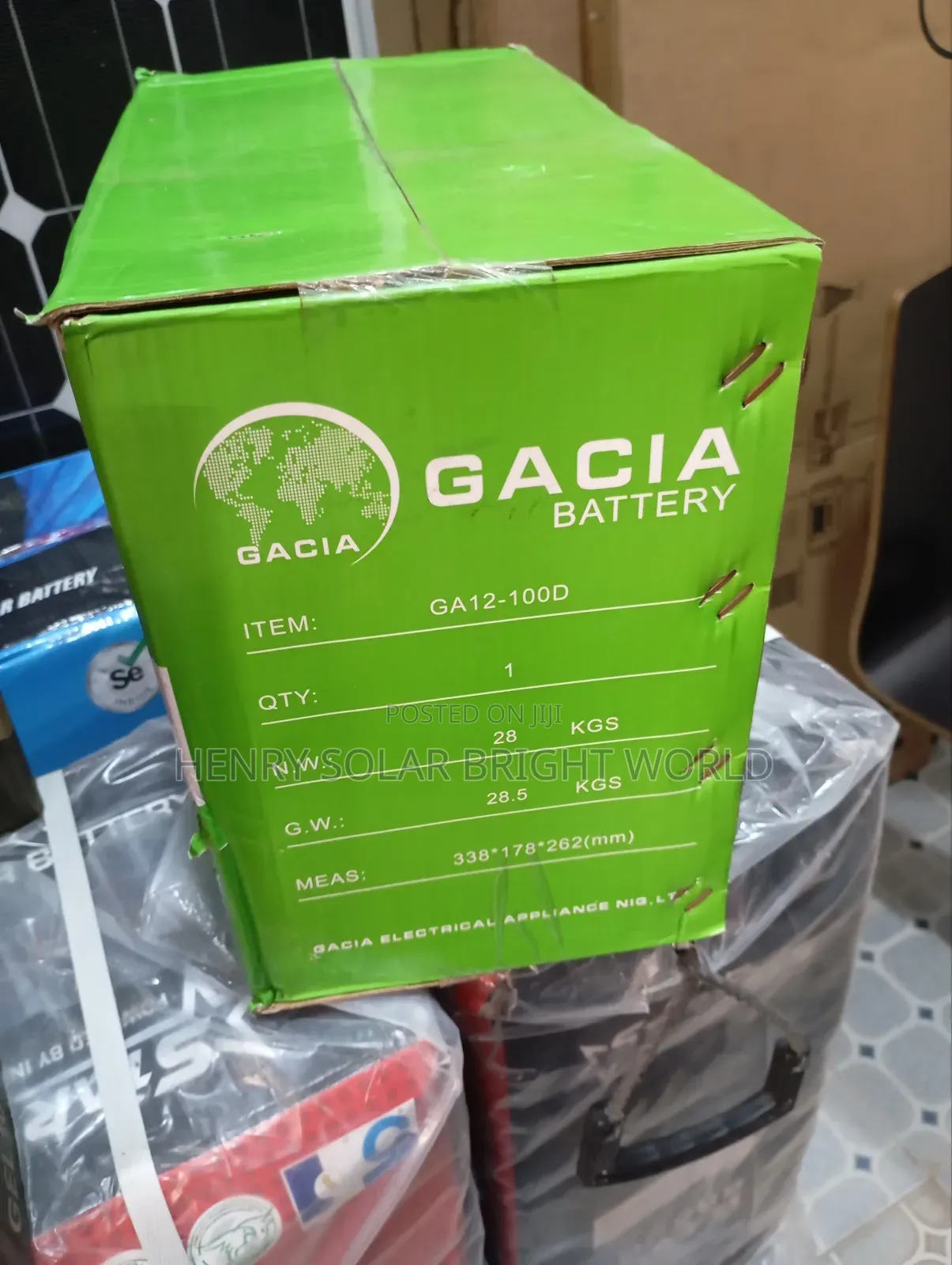 100ah 12v Garcia Gel Battery