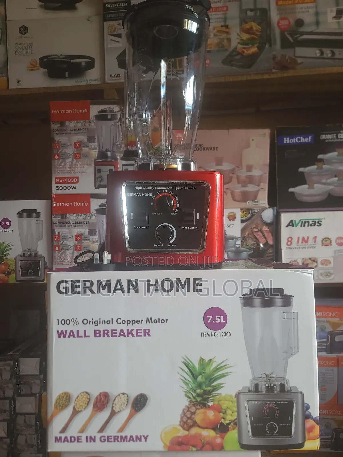 German Home 7.5litres Wall Breaker Commercial Blender 6000W