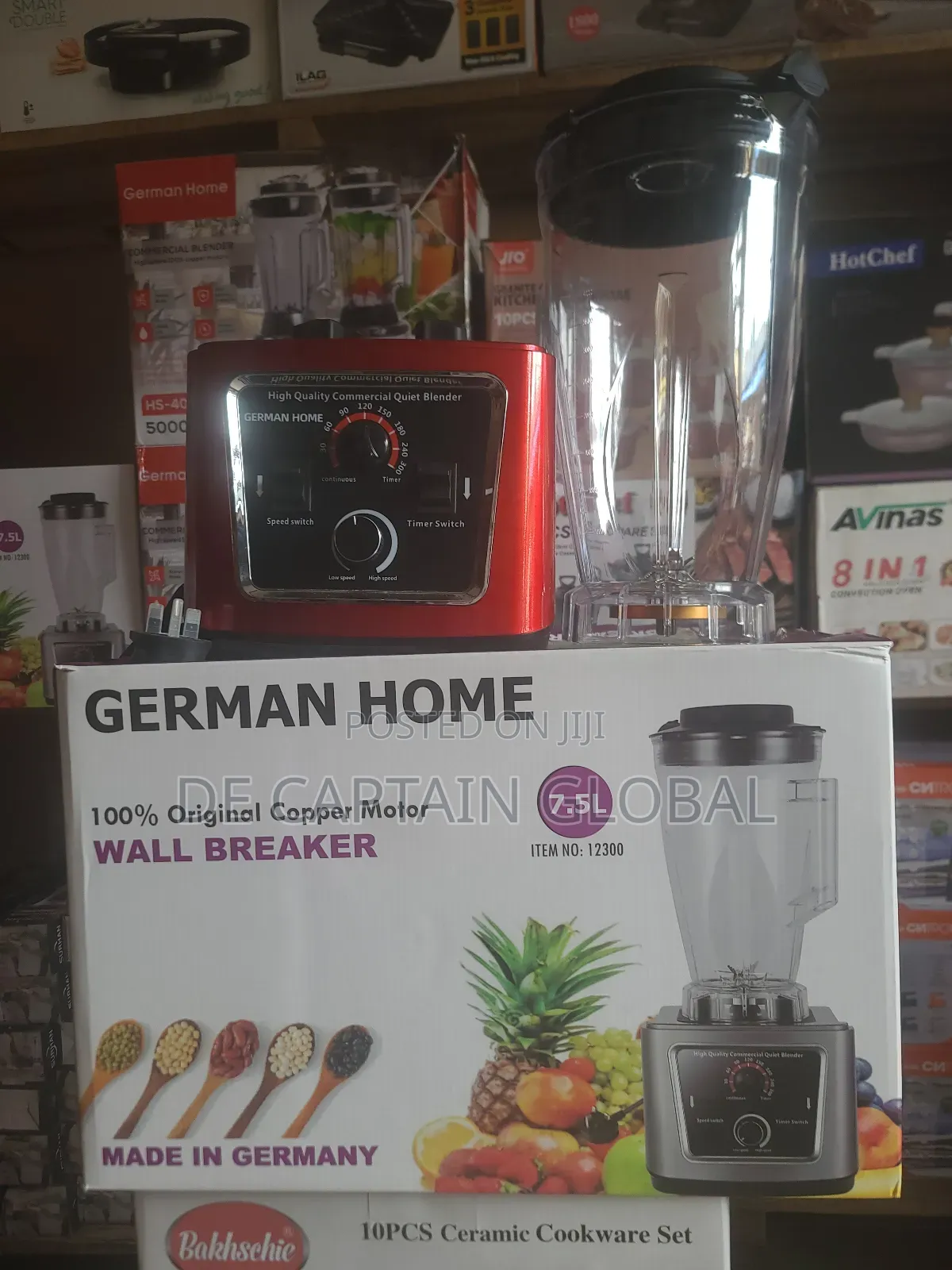German Home 7.5litres Wall Breaker Commercial Blender 6000W