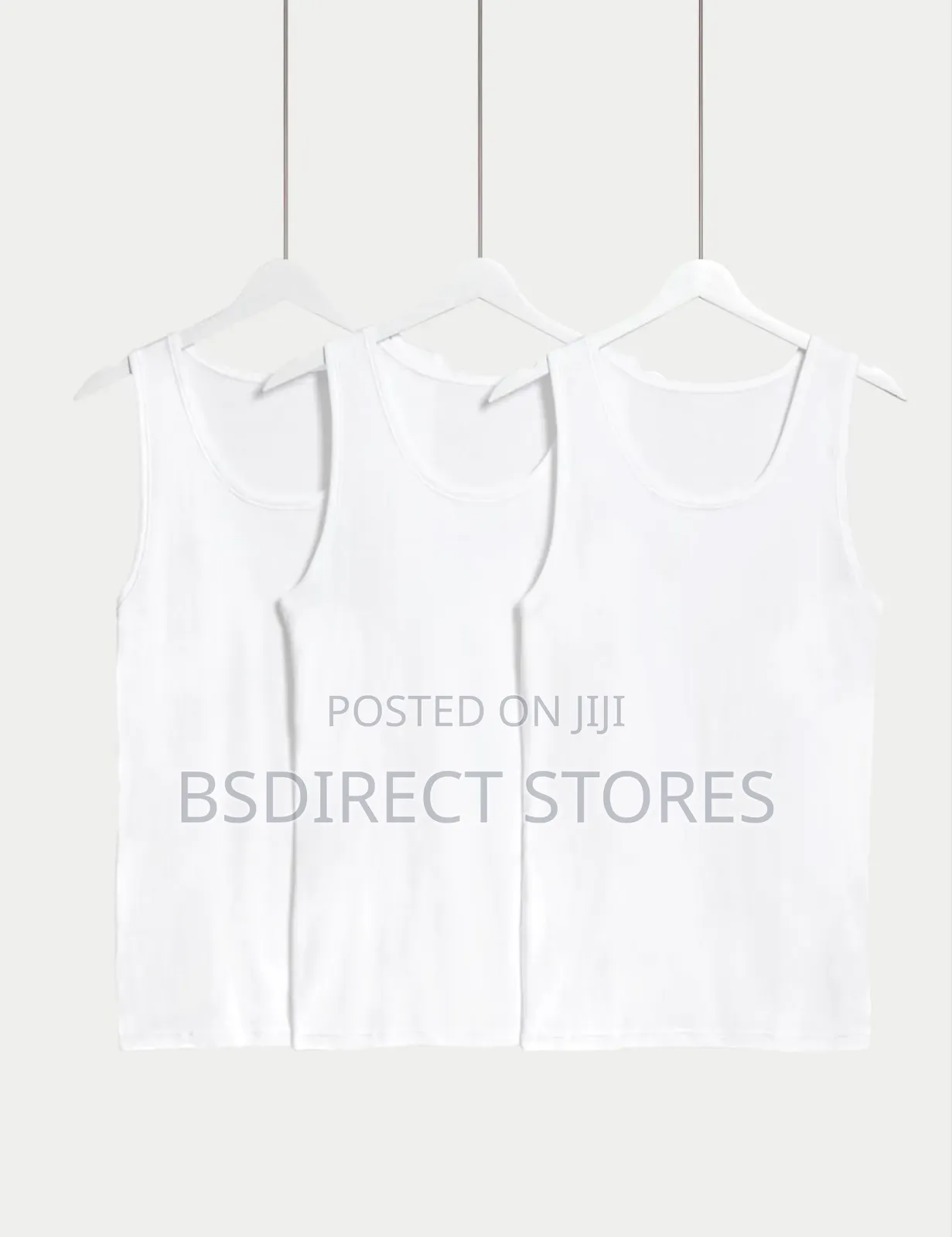 Marks and Spencer 3pk 100% Pure Cotton Sleeveless Men Vests.