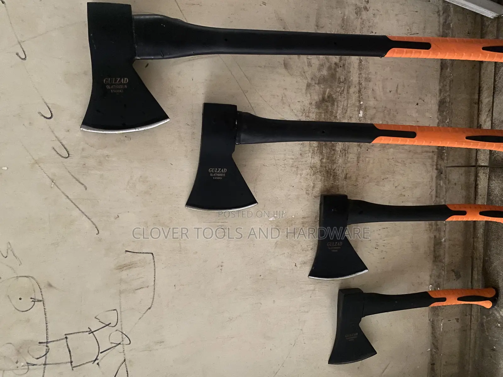 Hand Axe / Hatchet Heavy Duty 500g-1500g Forged Steel Blade