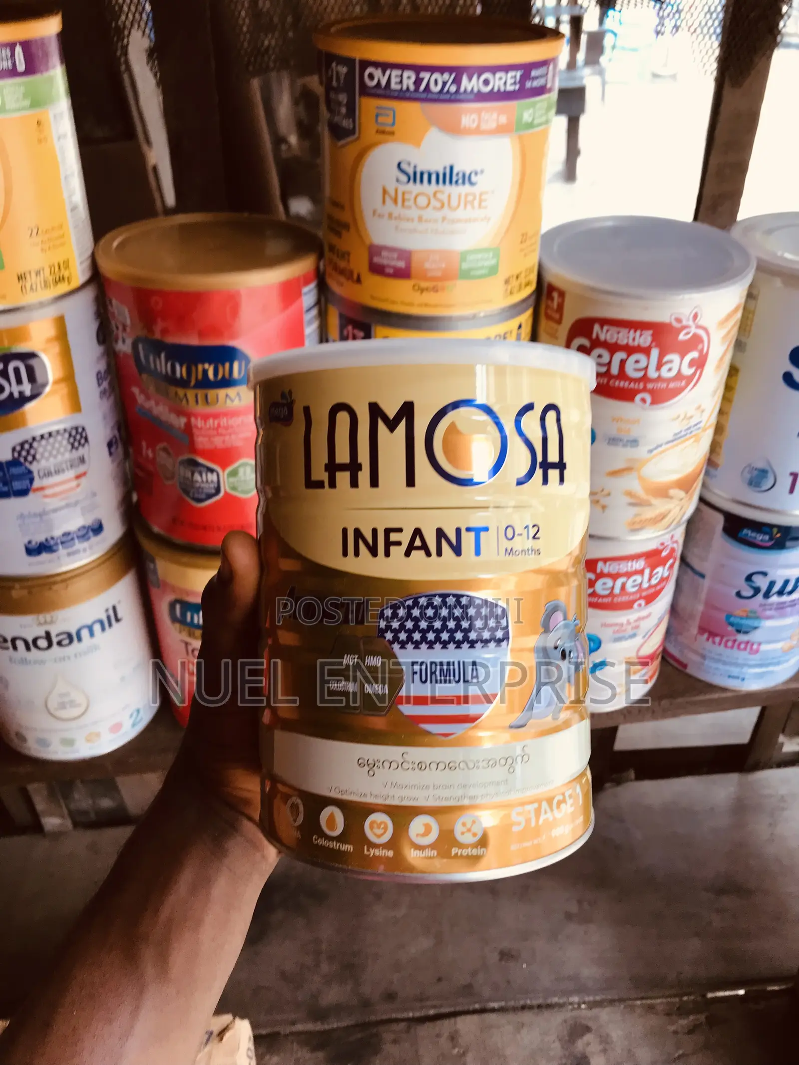 Lamosa Infant Milk for 0-12 Months Babies