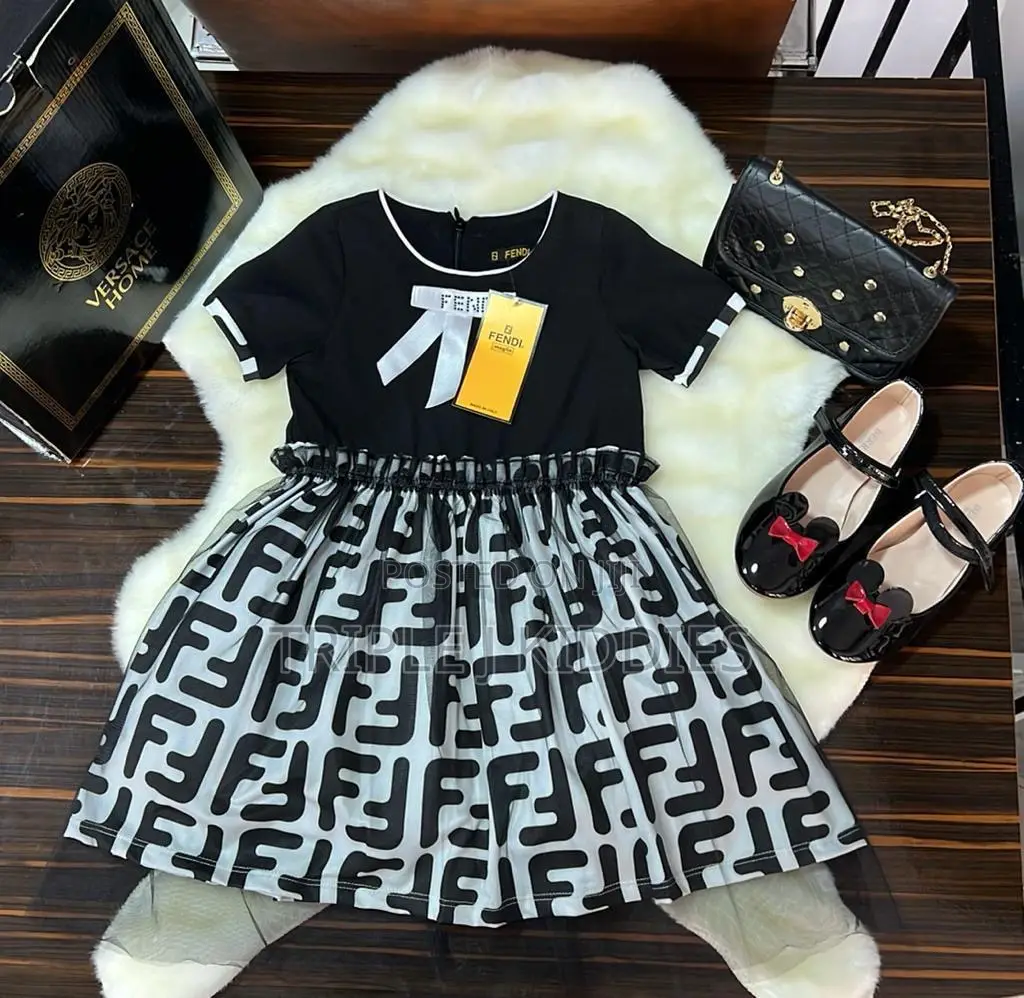 Girls Fendi Gown/Dress