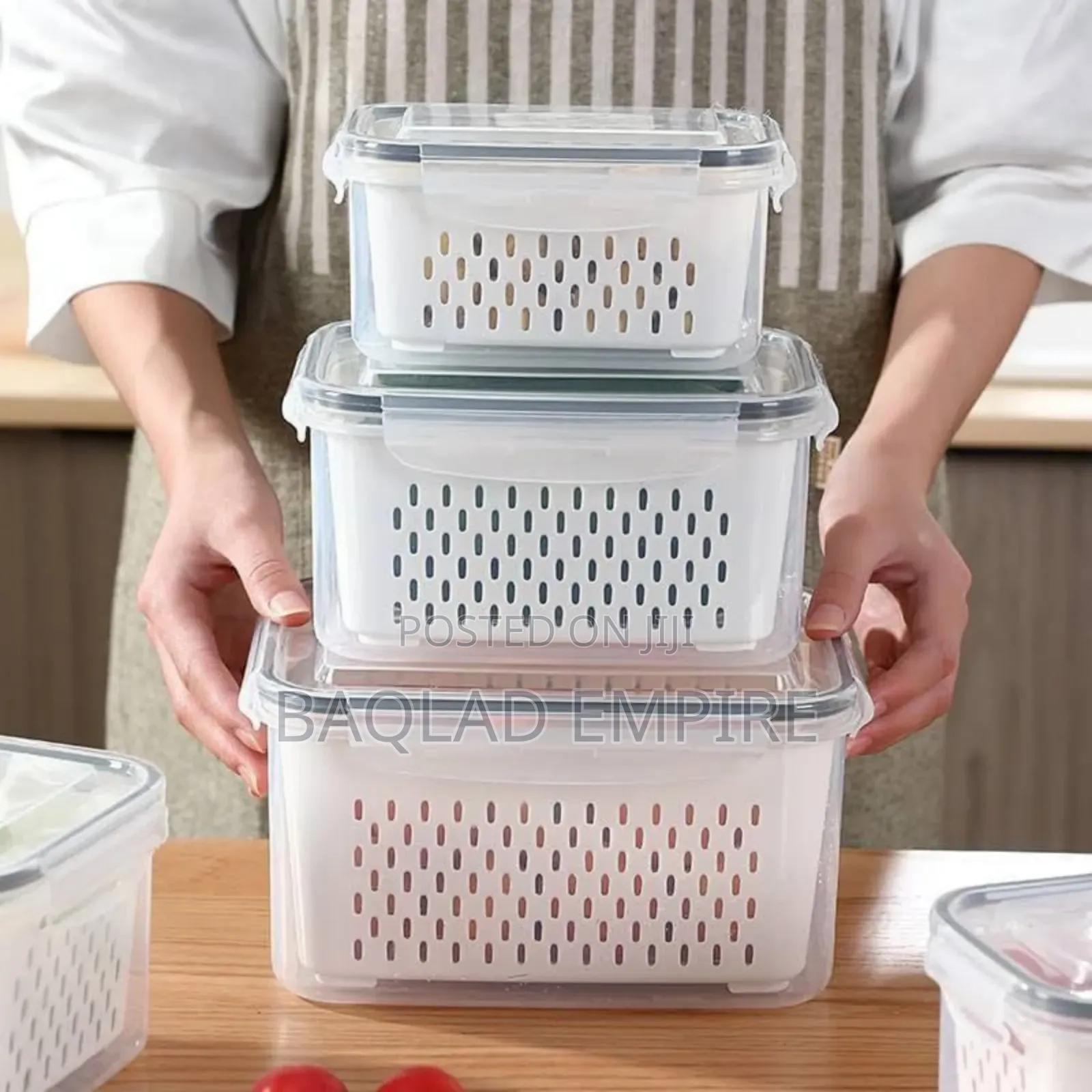 3 in 1 Kitchen Sieve Bowl/Container
