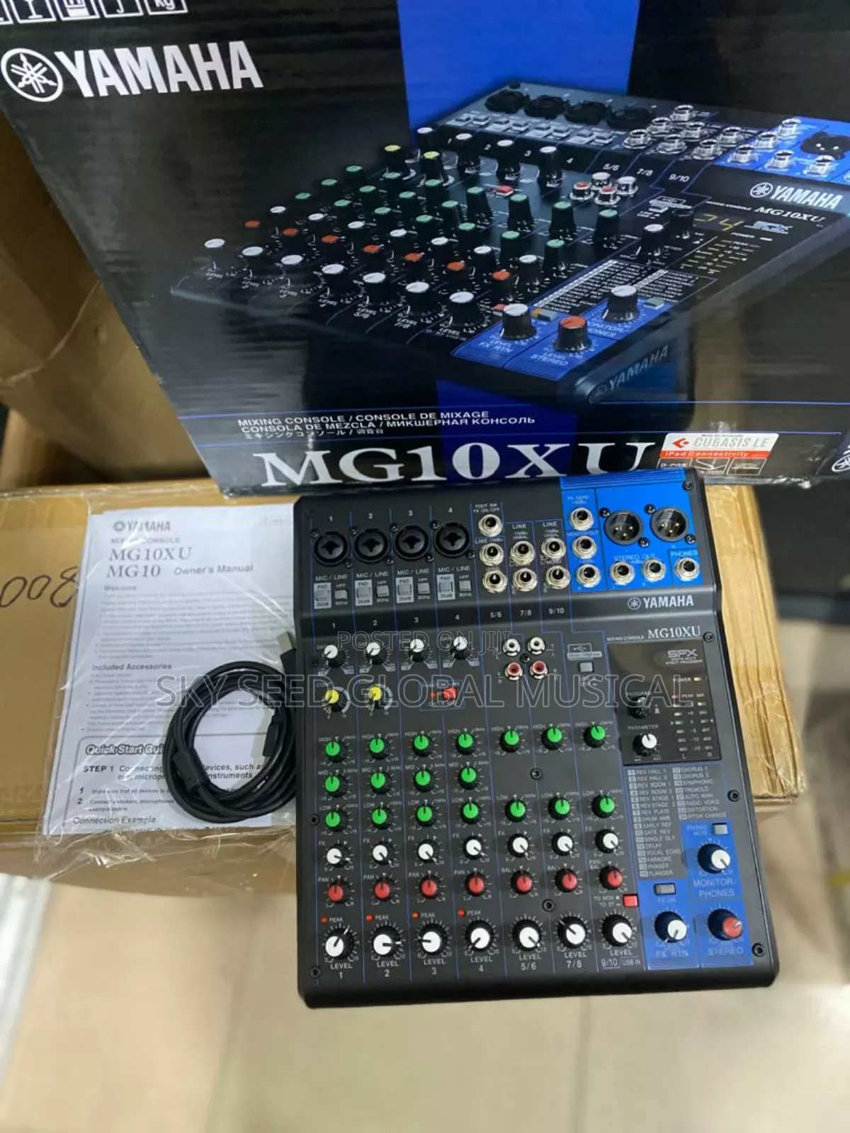 Original Yamaha 10 Channel Mixer for Radio Station and Studi