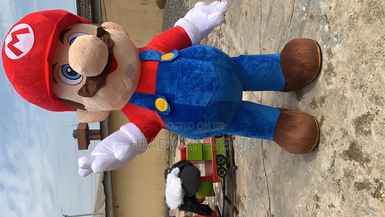 Big Super Mario Mascot Costume Available for Rent Sale