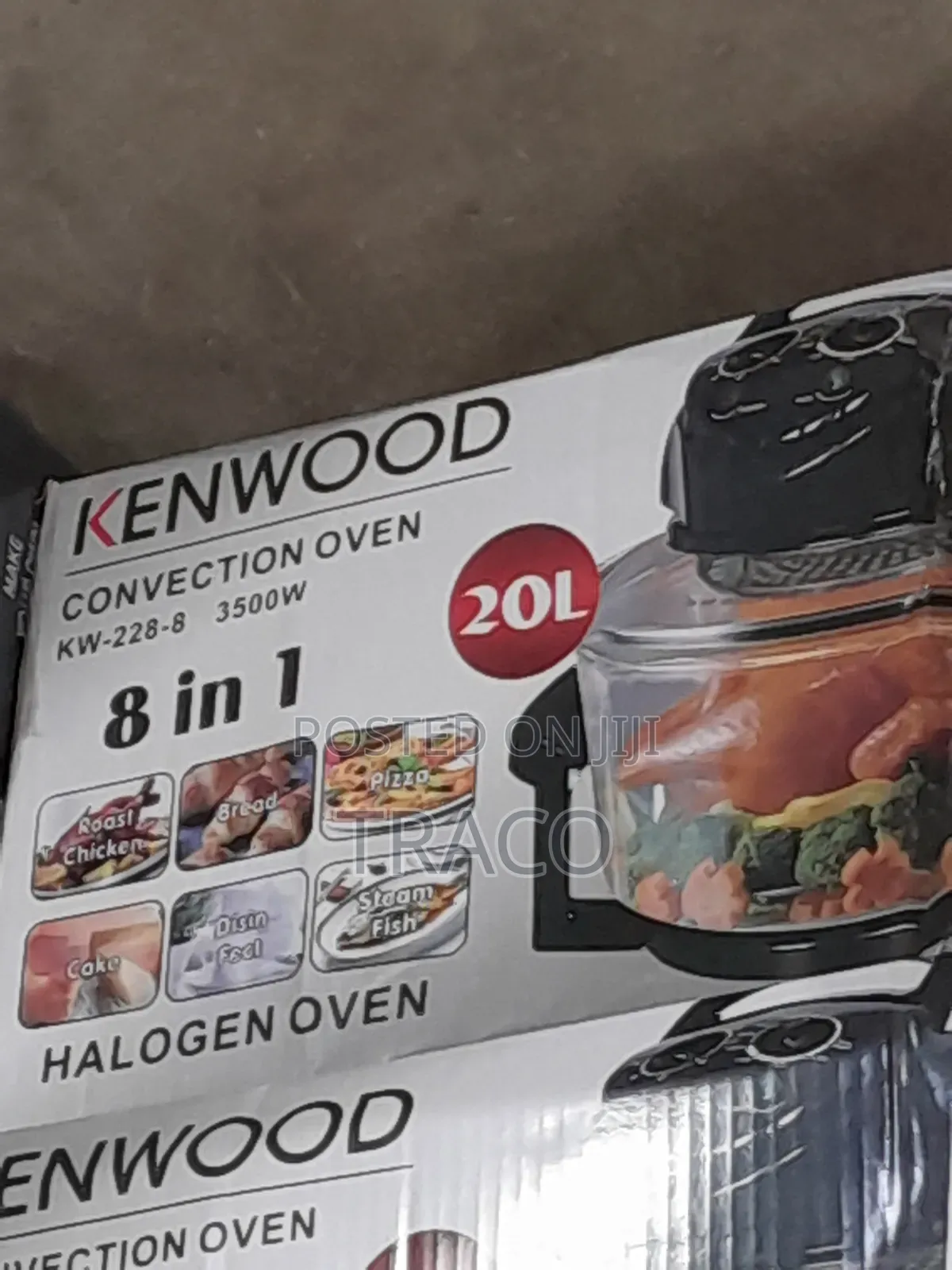 Kenwood Convection Halogen Oven - 20L - 3500W - 8 in 1