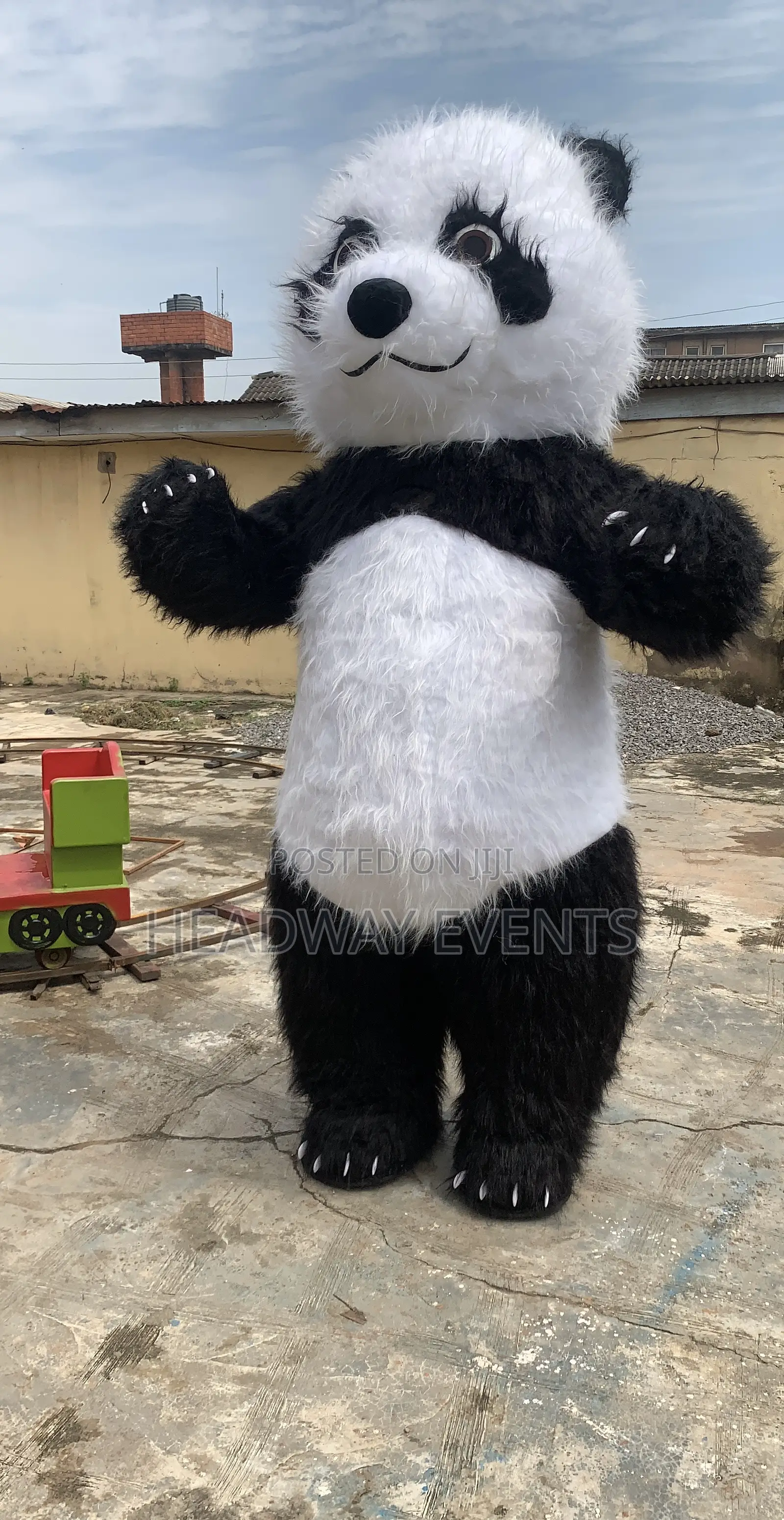 Big Panda Mascot Costume Is Available for Rent Sale
