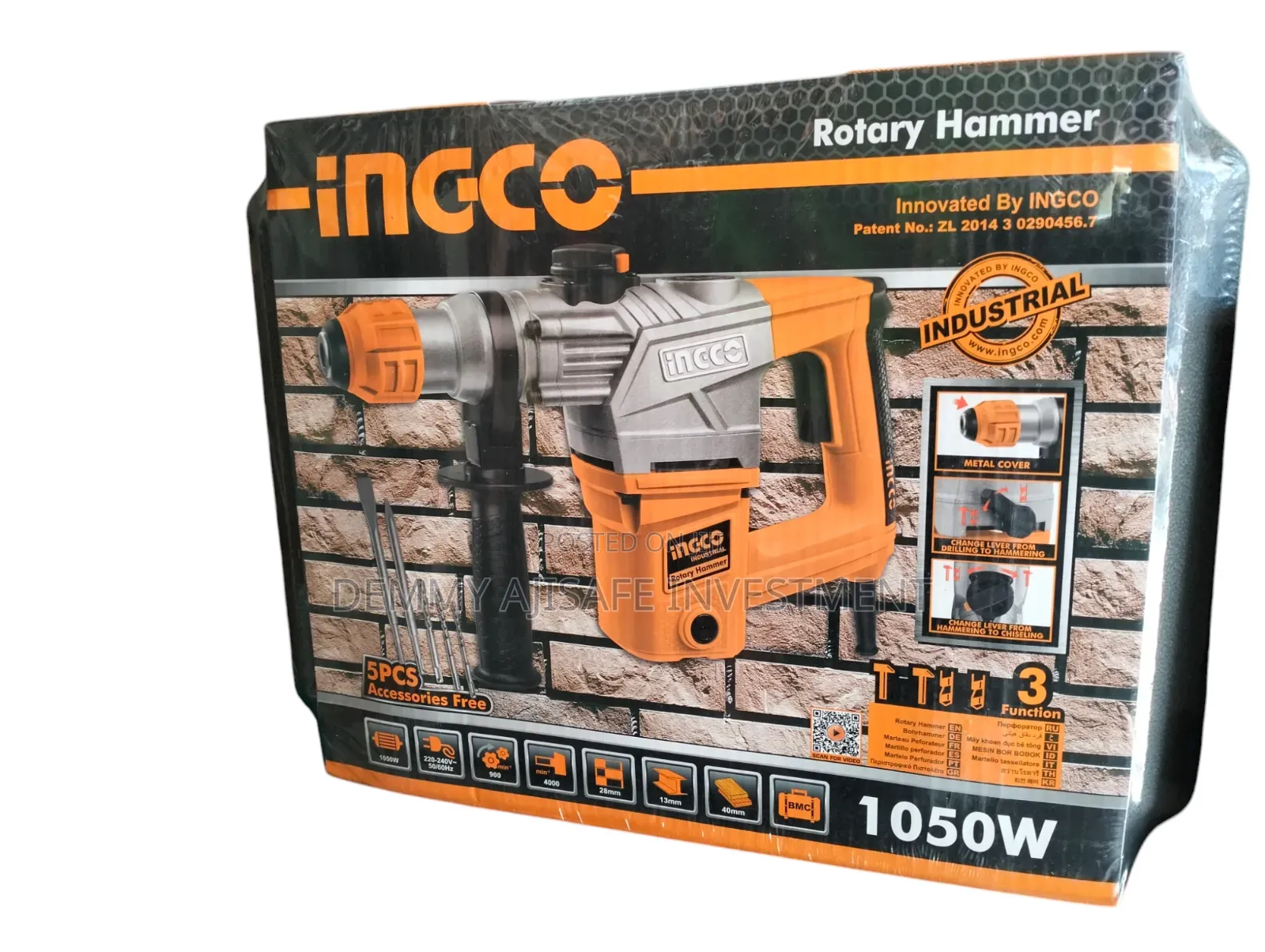 Ingco Rotary Hammer 1050w
