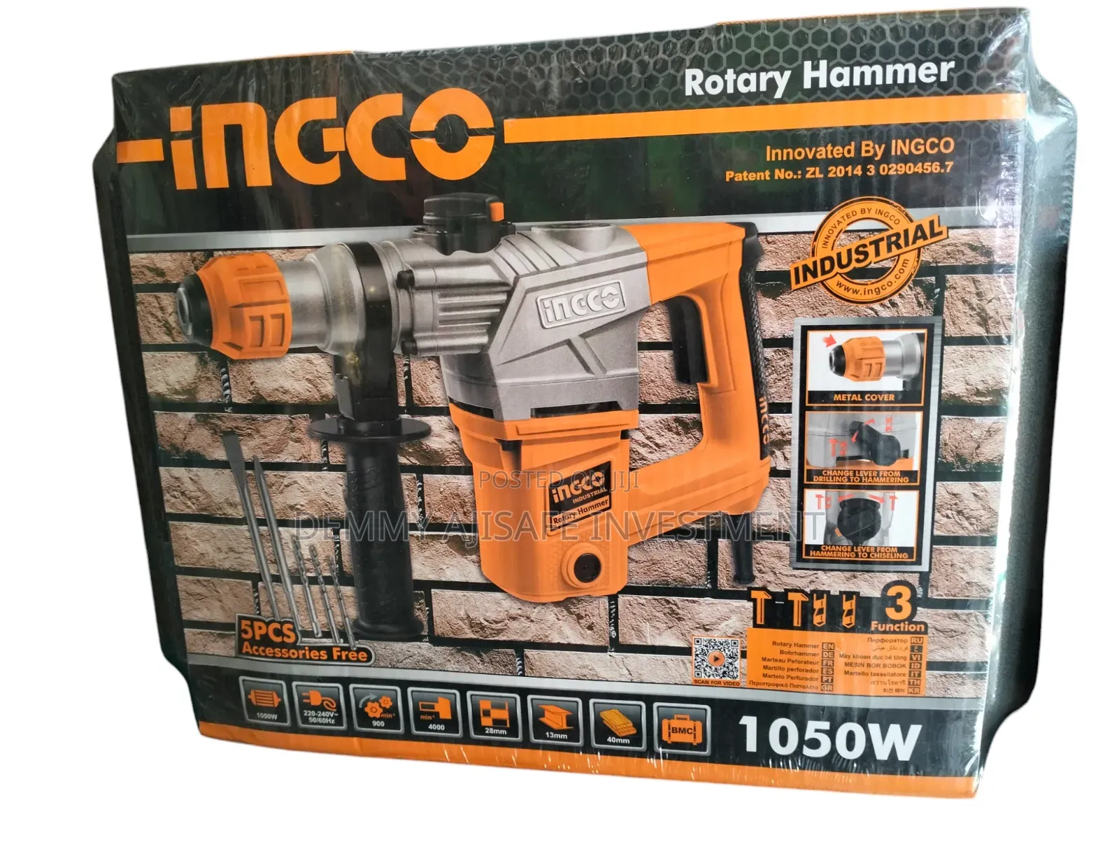 Ingco Rotary Hammer 1050w