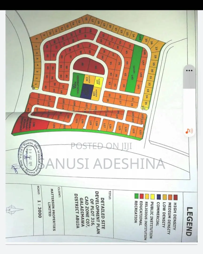 14.300hectares of Mass Housing at Galadimawa Abuja Nigerian
