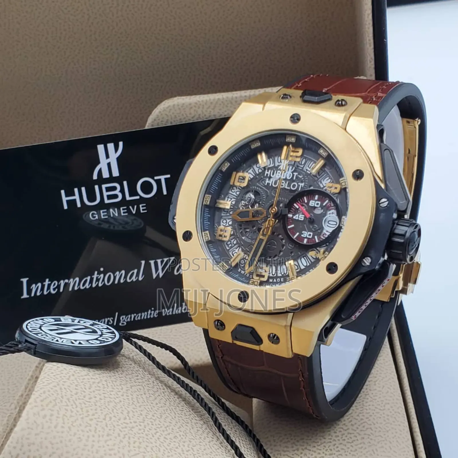 Hublot Men Leather Watches