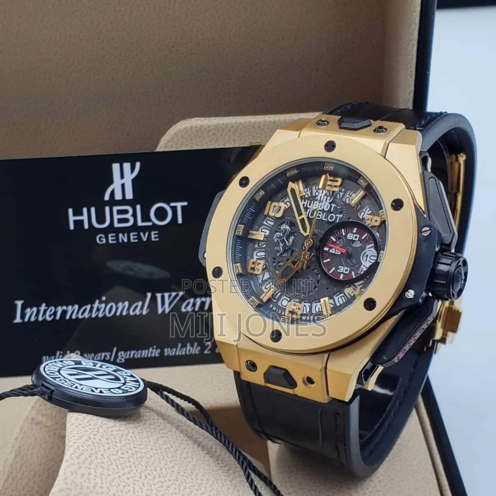 Hublot Men Leather Watches