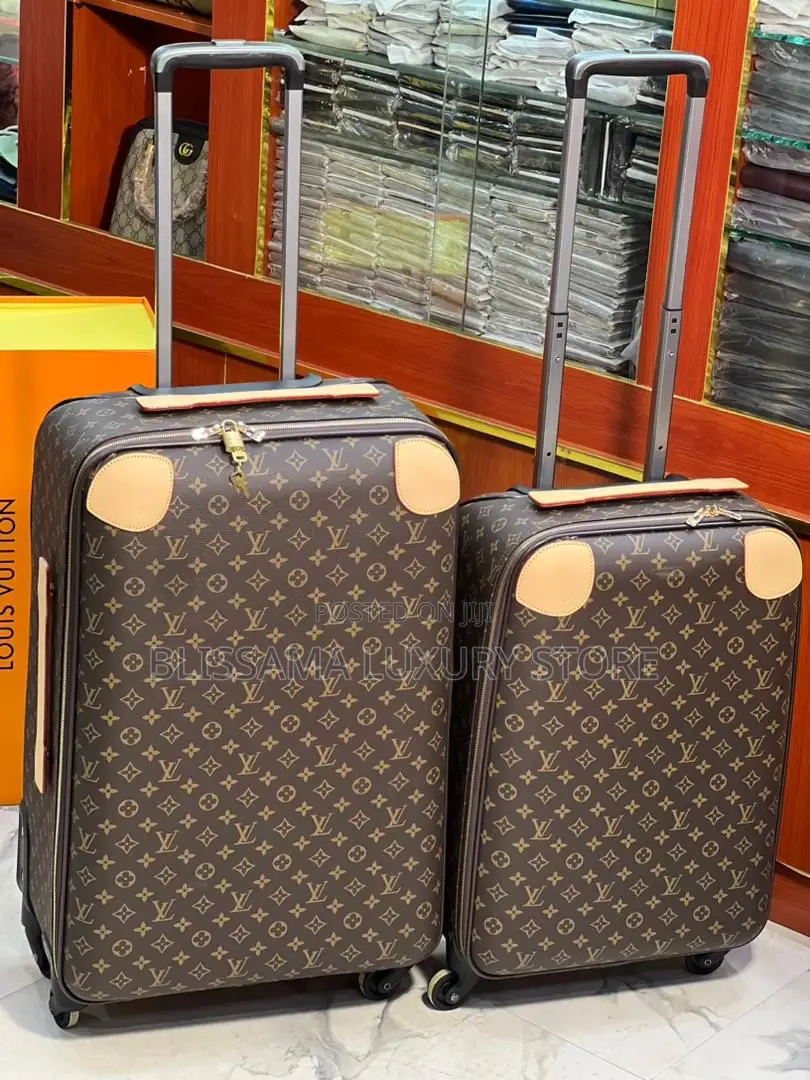 Luxury Gucci/Louis Vuitton Travel Luggage (2 in 1 Set)