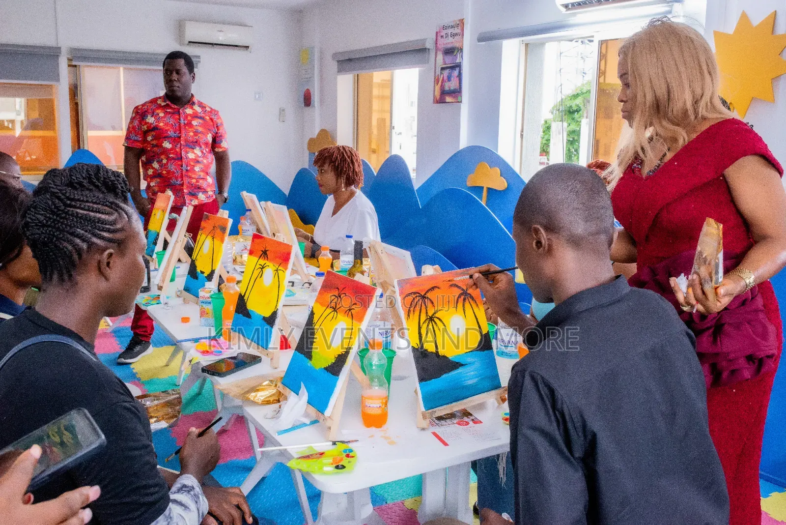 Mobile Adult Sip and Paint Bonding Event