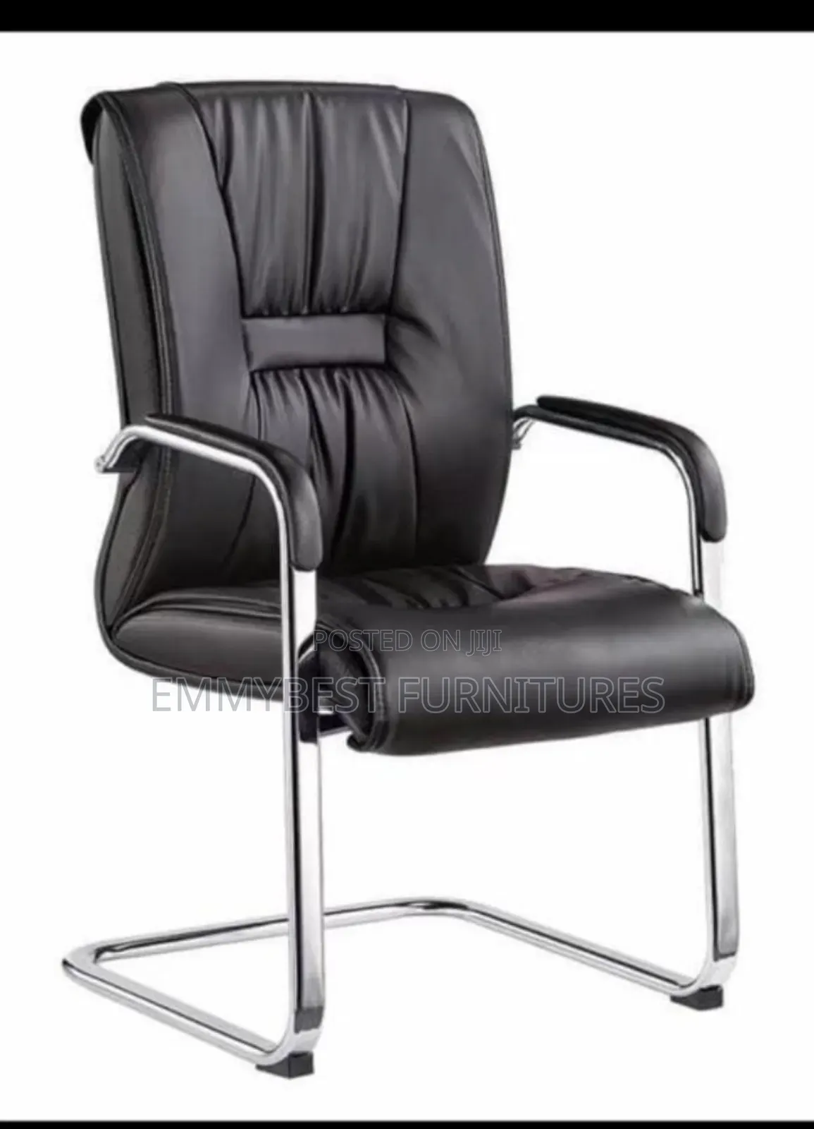Standard Quality Leather Visitor Chair.