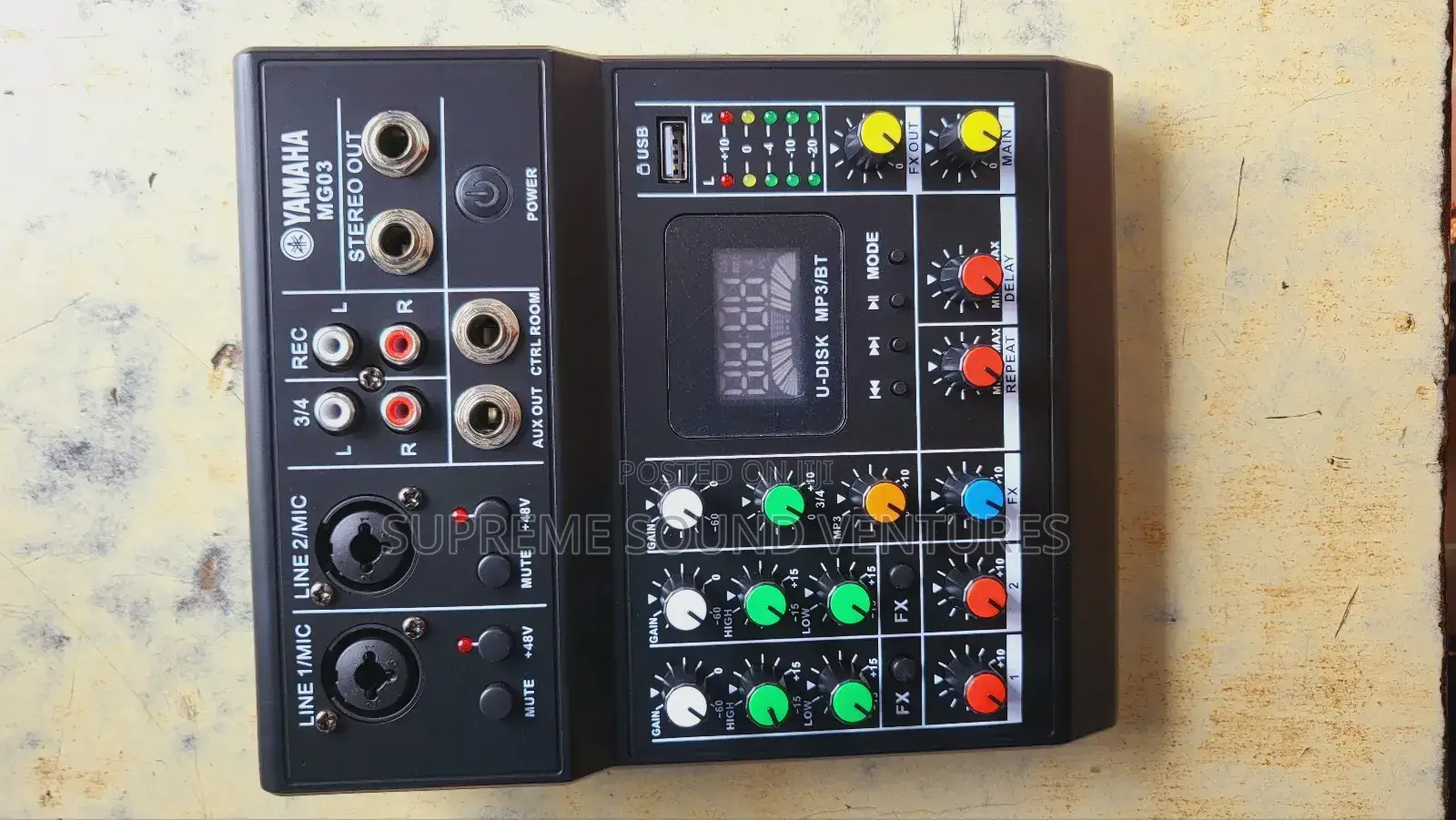 4 Channel Professional Mixing Console Mixer