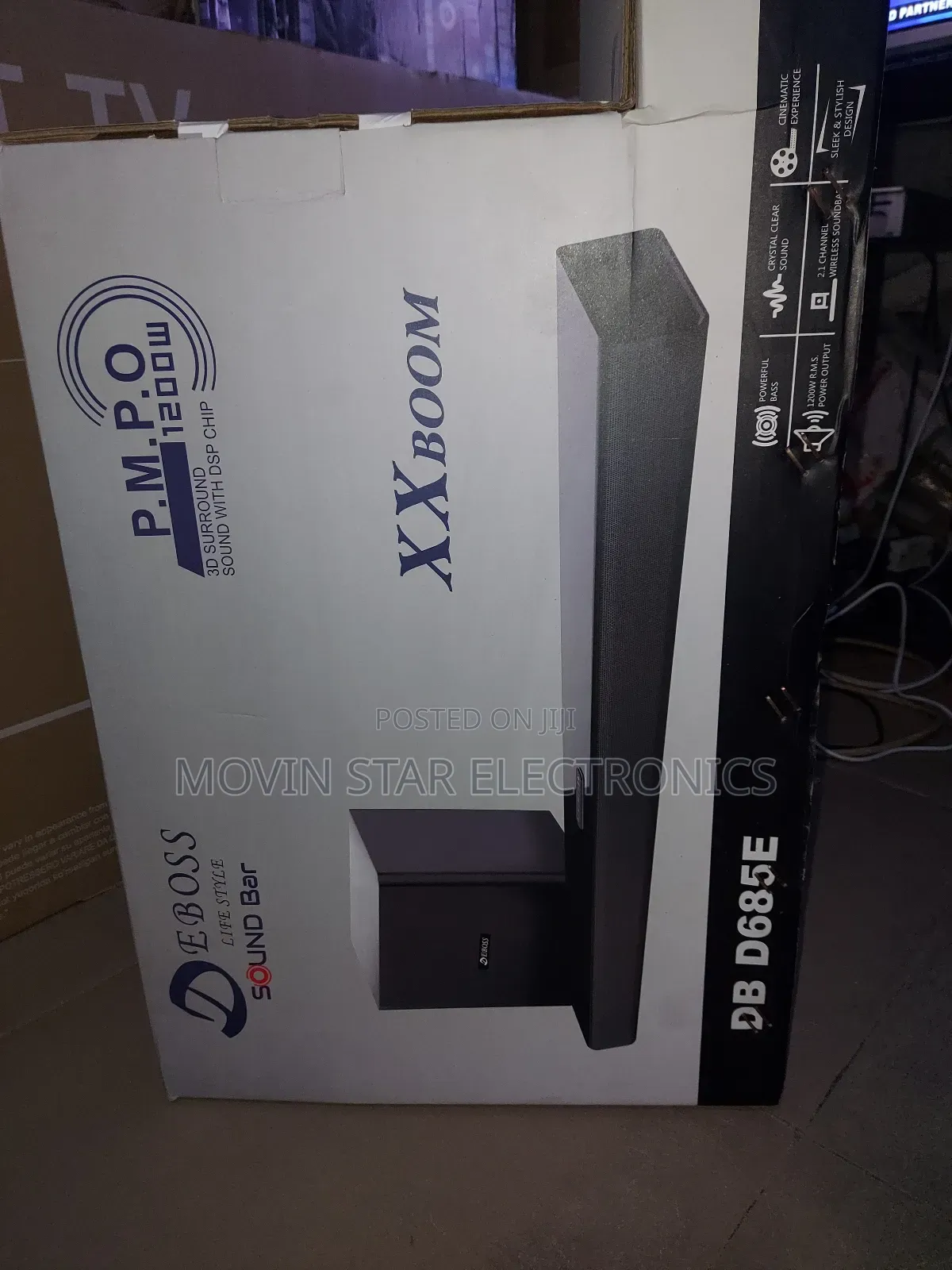 De Boss Sound Bar 1200wax Wireless