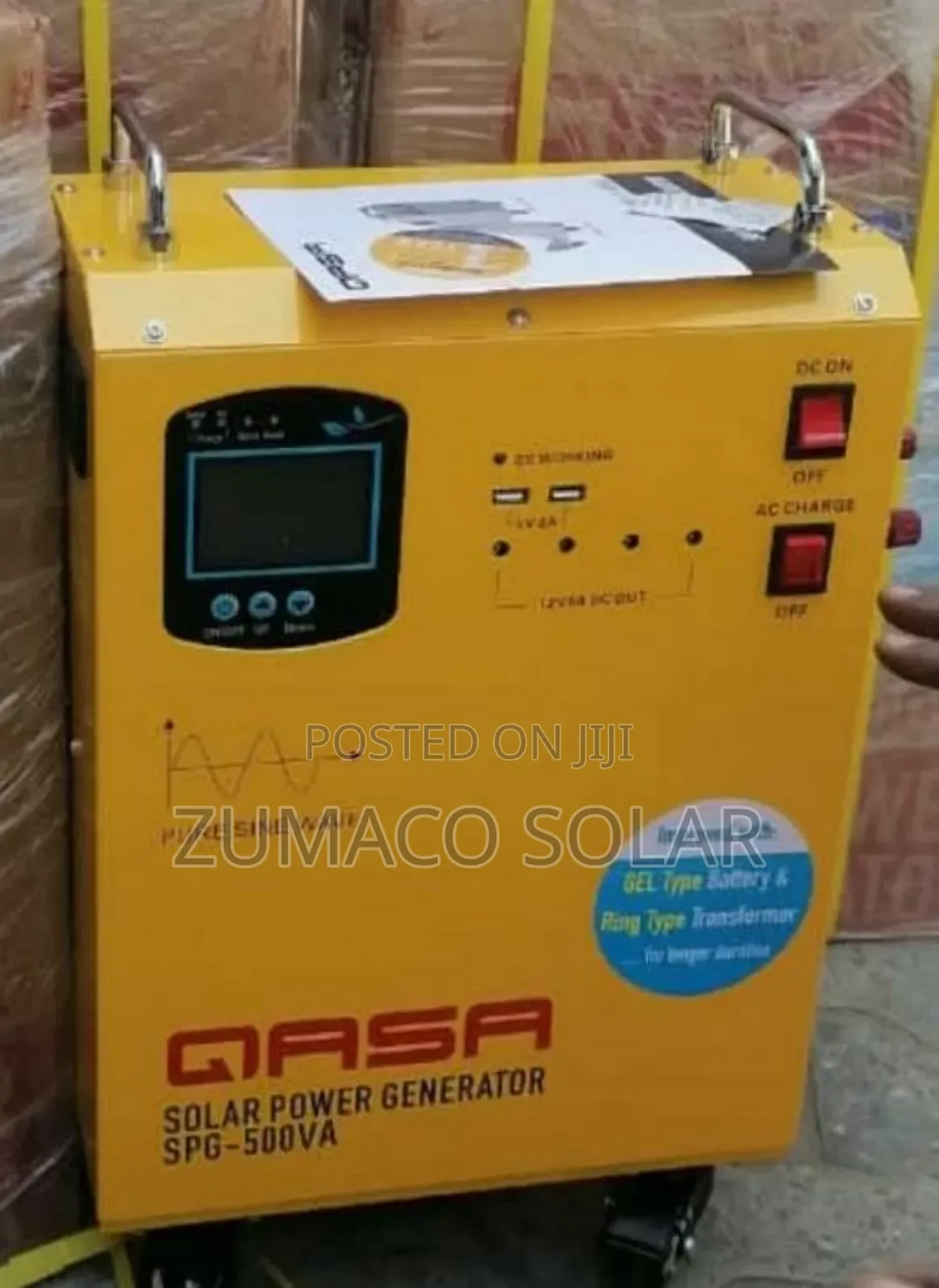 Best Standard 500watts Gasa Solar Generator With Panel