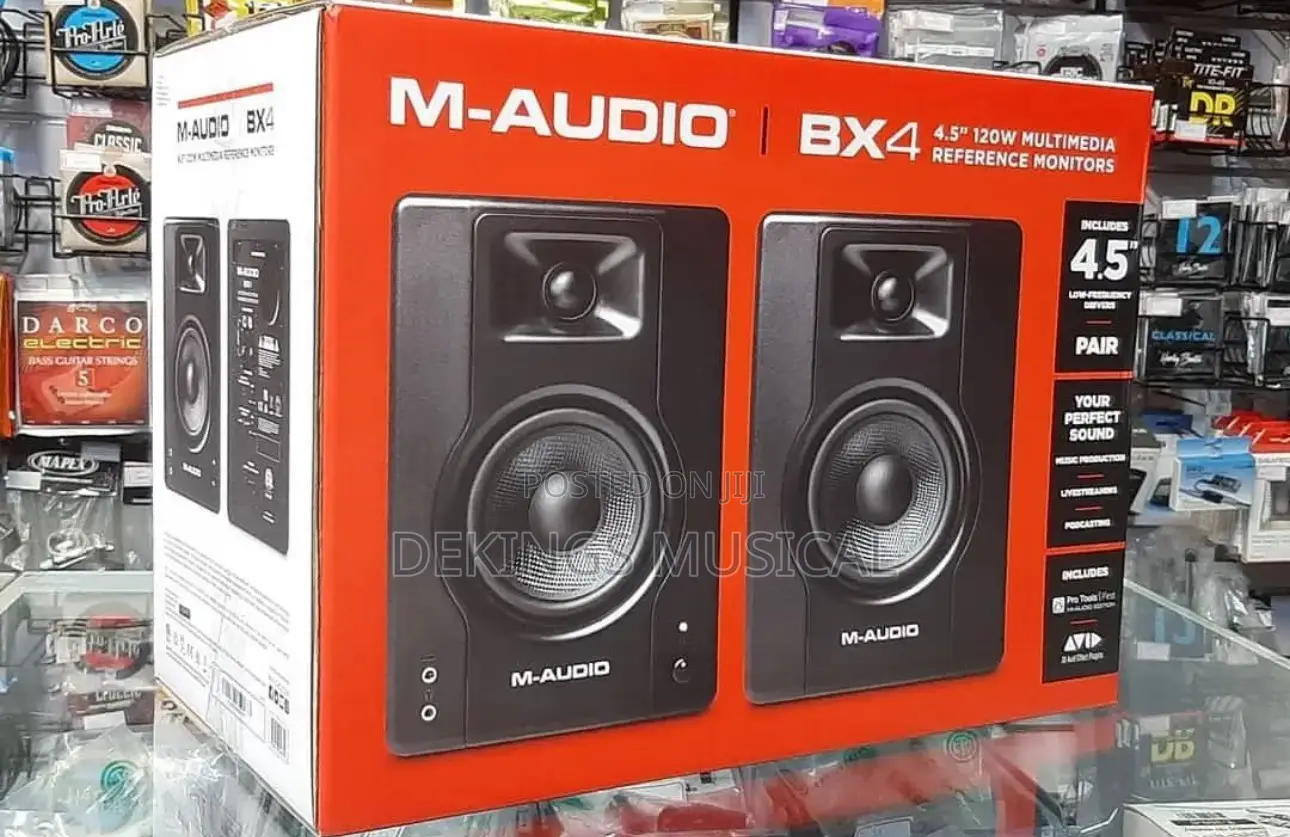 M-Audio Bx4 Studio Monitor Speakers – Pair