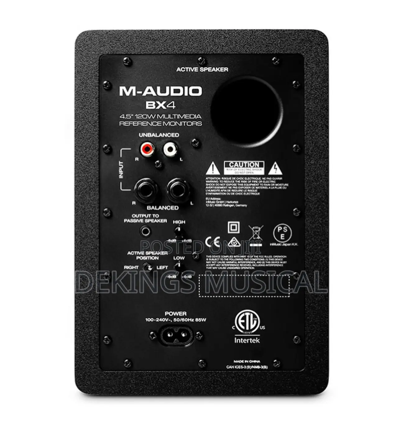 M-Audio Bx4 Studio Monitor Speakers – Pair