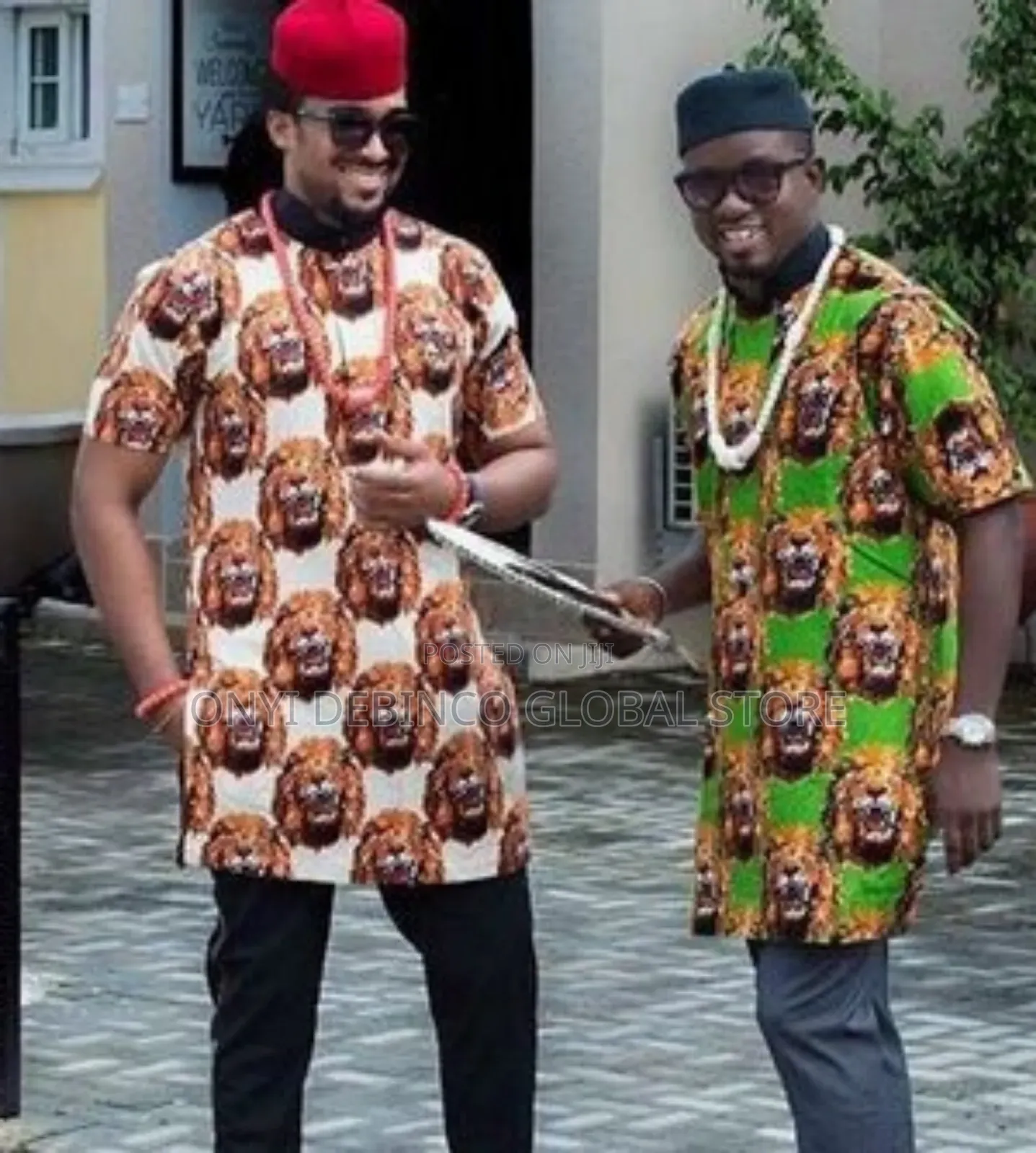 Isi Agu - Igbo Traditional Fabric Ready to Wear (Velvet)