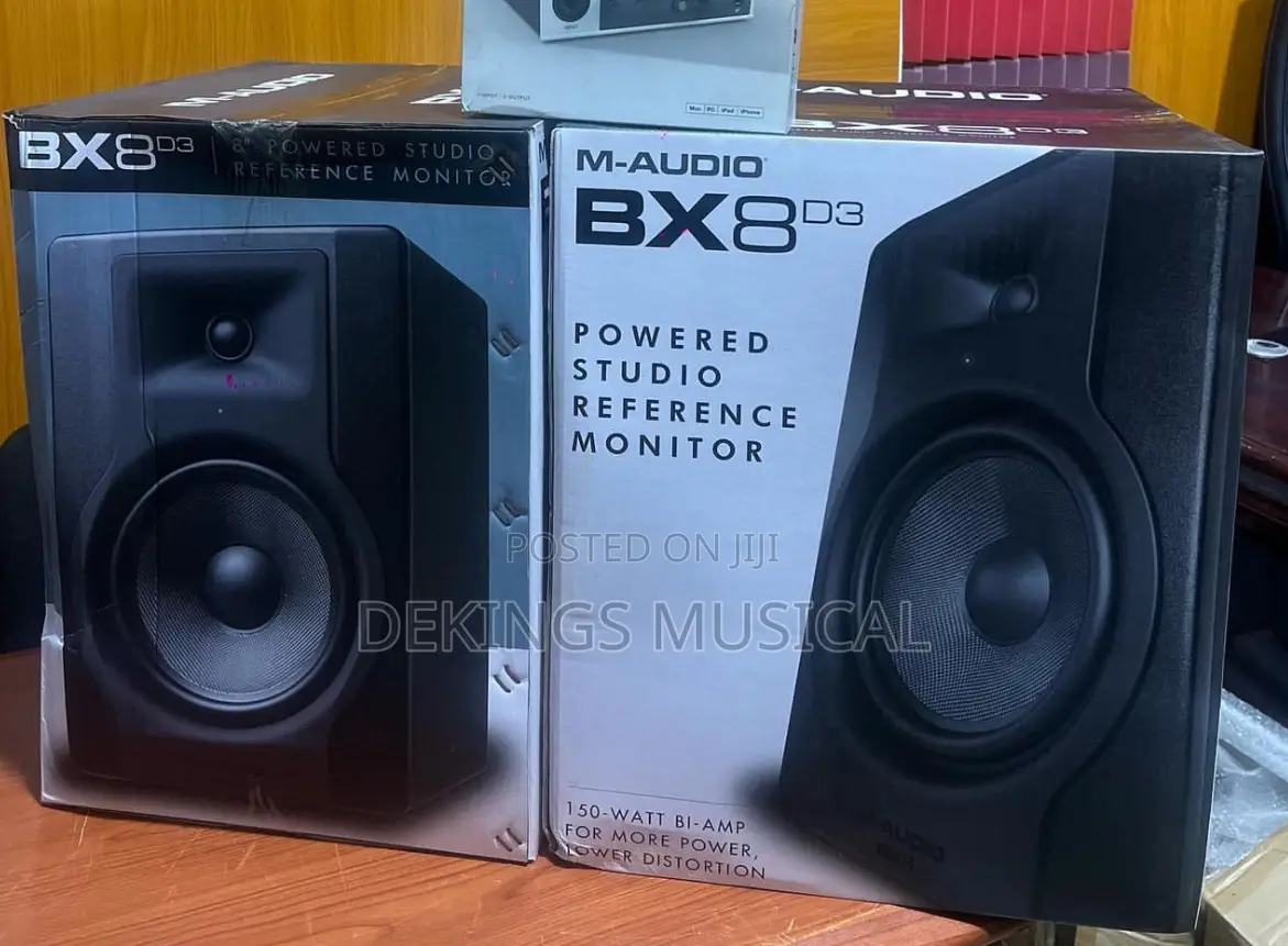 M-Audio BX8 D3 Studio Monitor – Pair