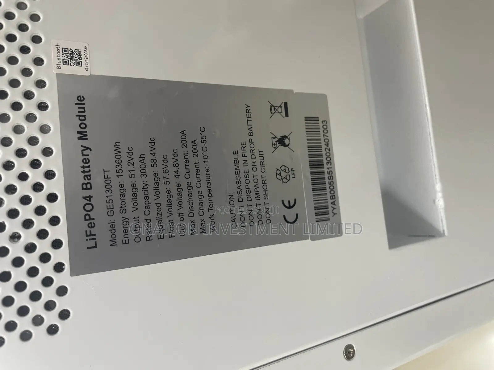 15kwh 51.2v Galaxy Energy Lithium Battery With Touchscreen