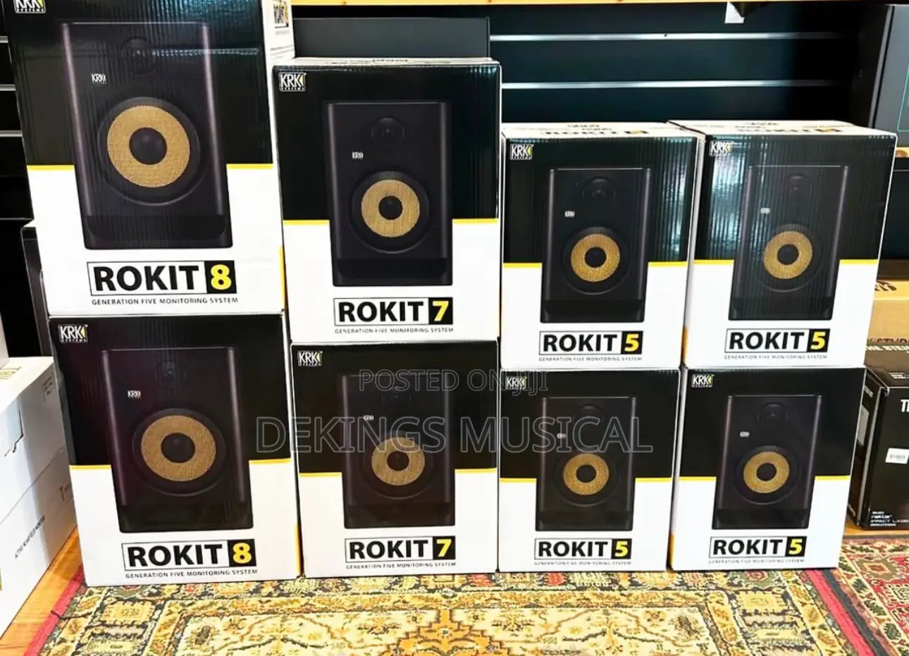 KRK Rokit 5, 7, 8 G5 5th Generation Studio Monitor Speaker
