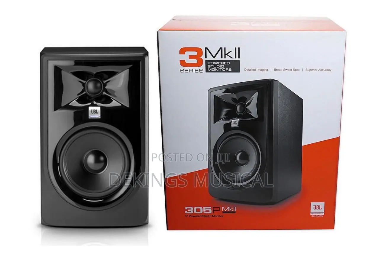 JBL 305P Mkii Powered 5′′ Two-Way Studio Monitor – Pair