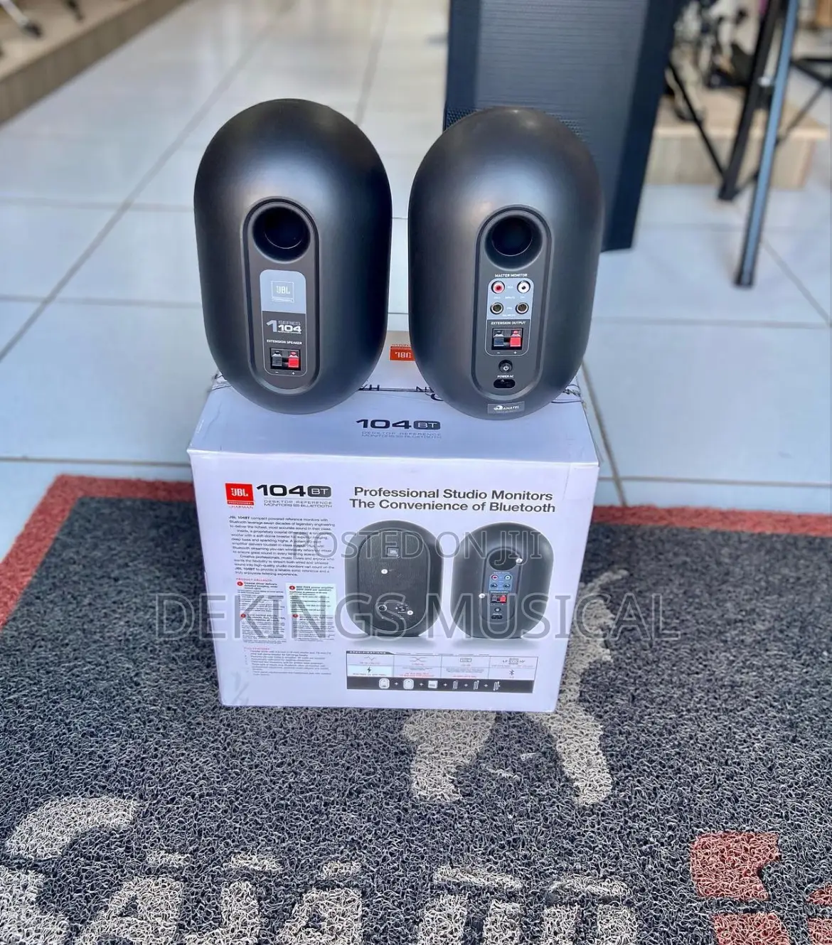 JBL 1 Series 104-Bt Powered Desktop Monitors With BT– Pair