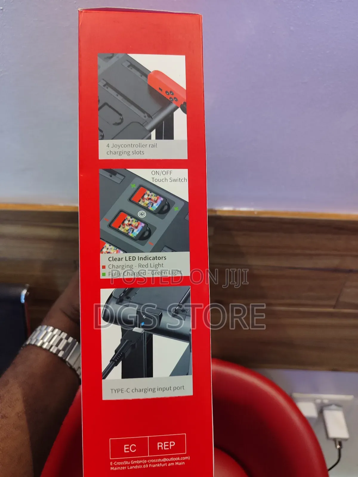 Kytck Controller Charger With Game Slot, Controller Holder