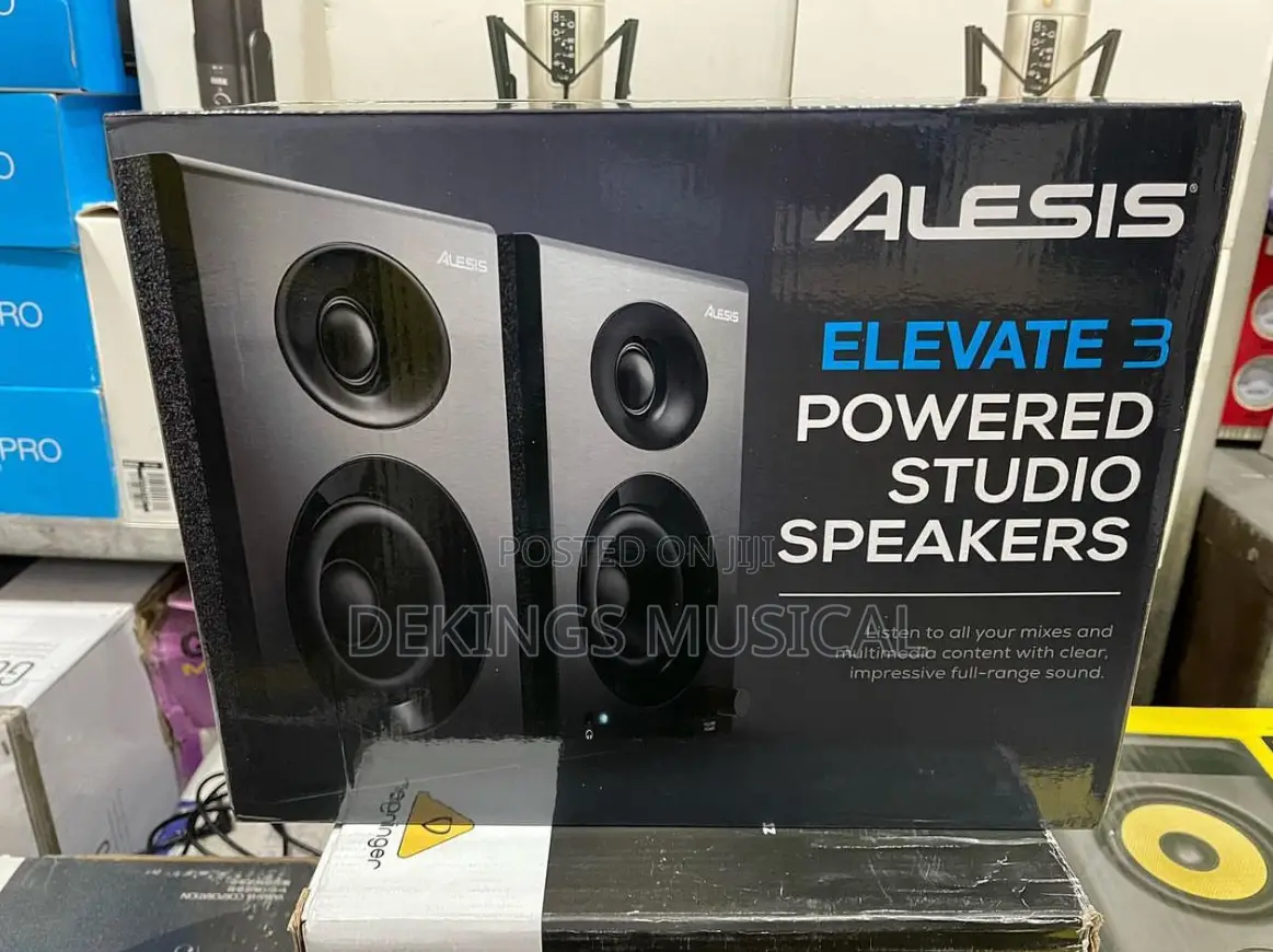 Alesis Elevate 3 Two-Way Active Studio Monitor Speakers Pair