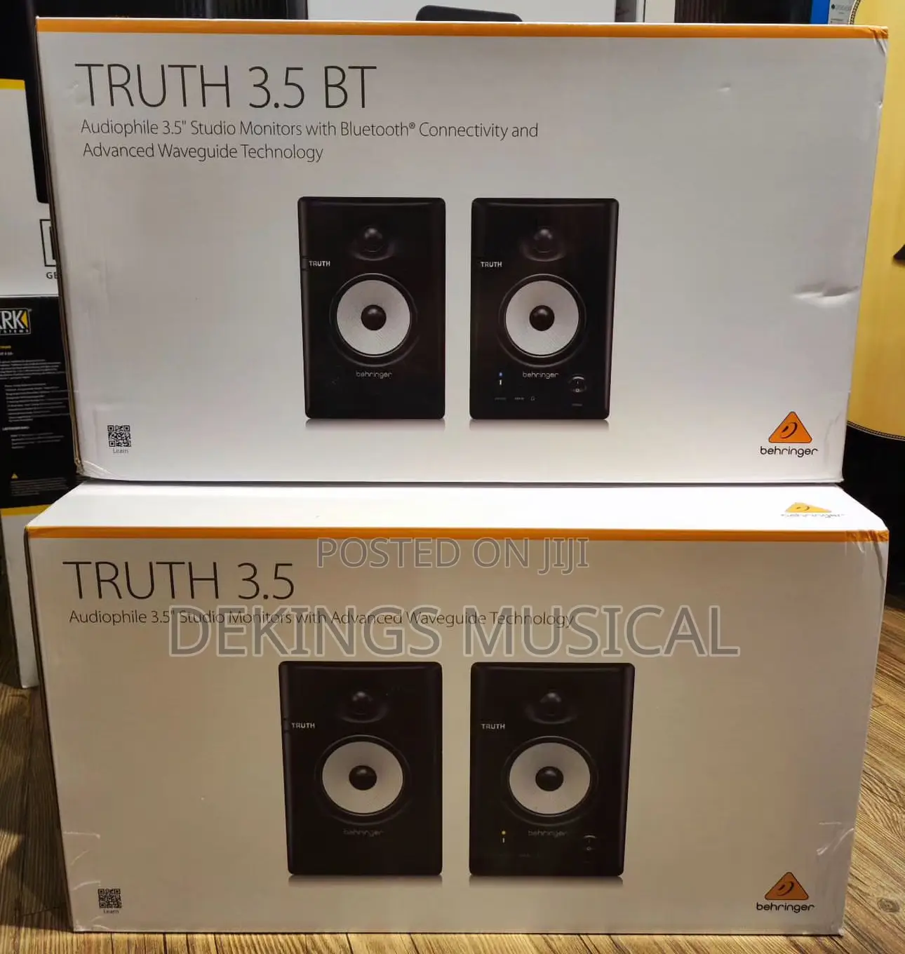 Behringer TRUTH BT 3.5′′ Bluetooth Studio Monitors – Pair