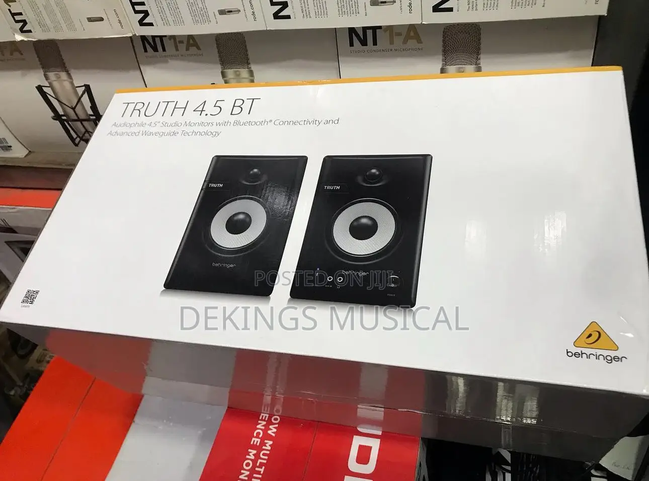 Behringer TRUTH 4.5” BT Bluetooth Studio Monitors – Pair