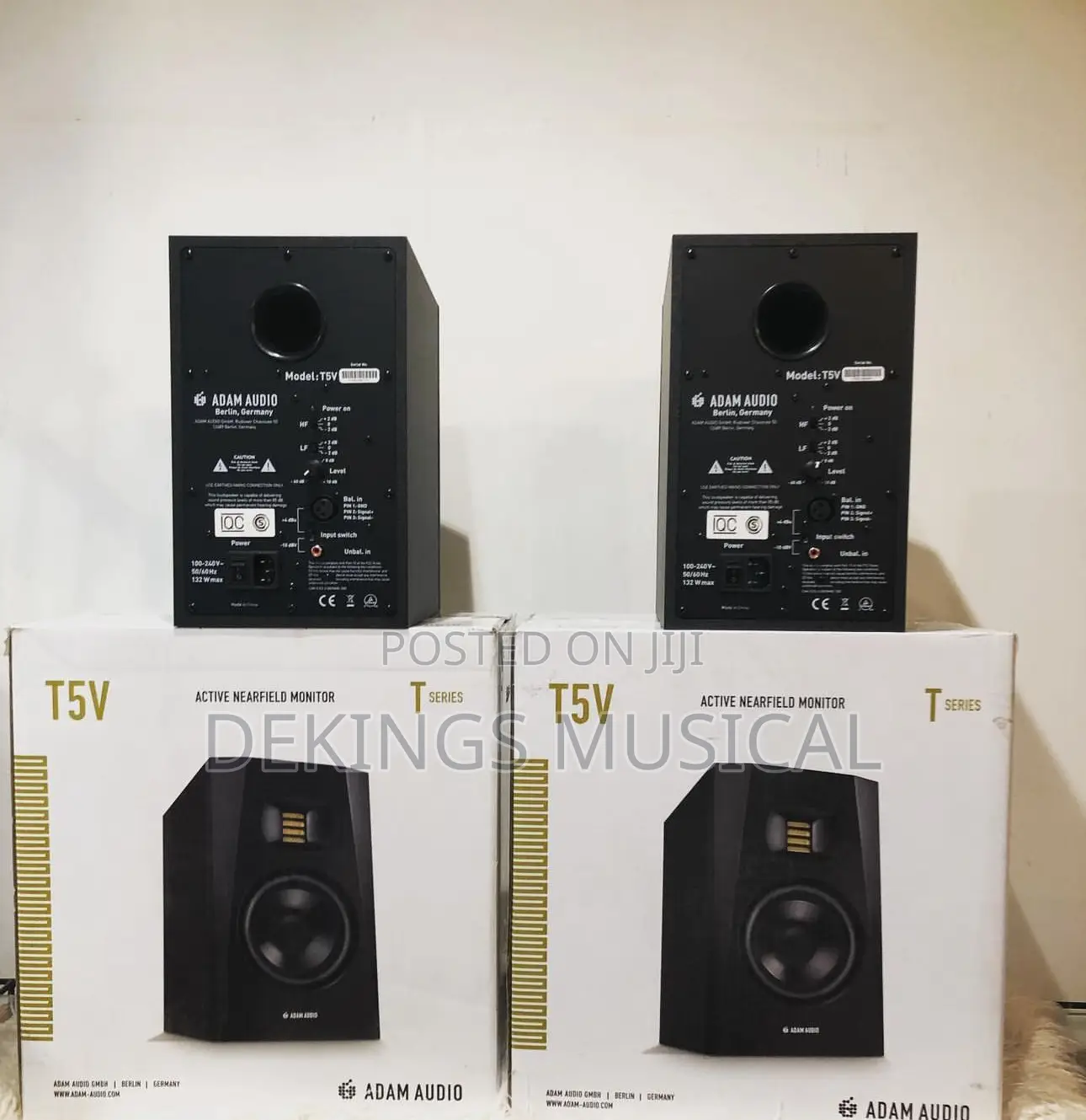 Adam Audio T5V Studio Monitor Speakers – Pair