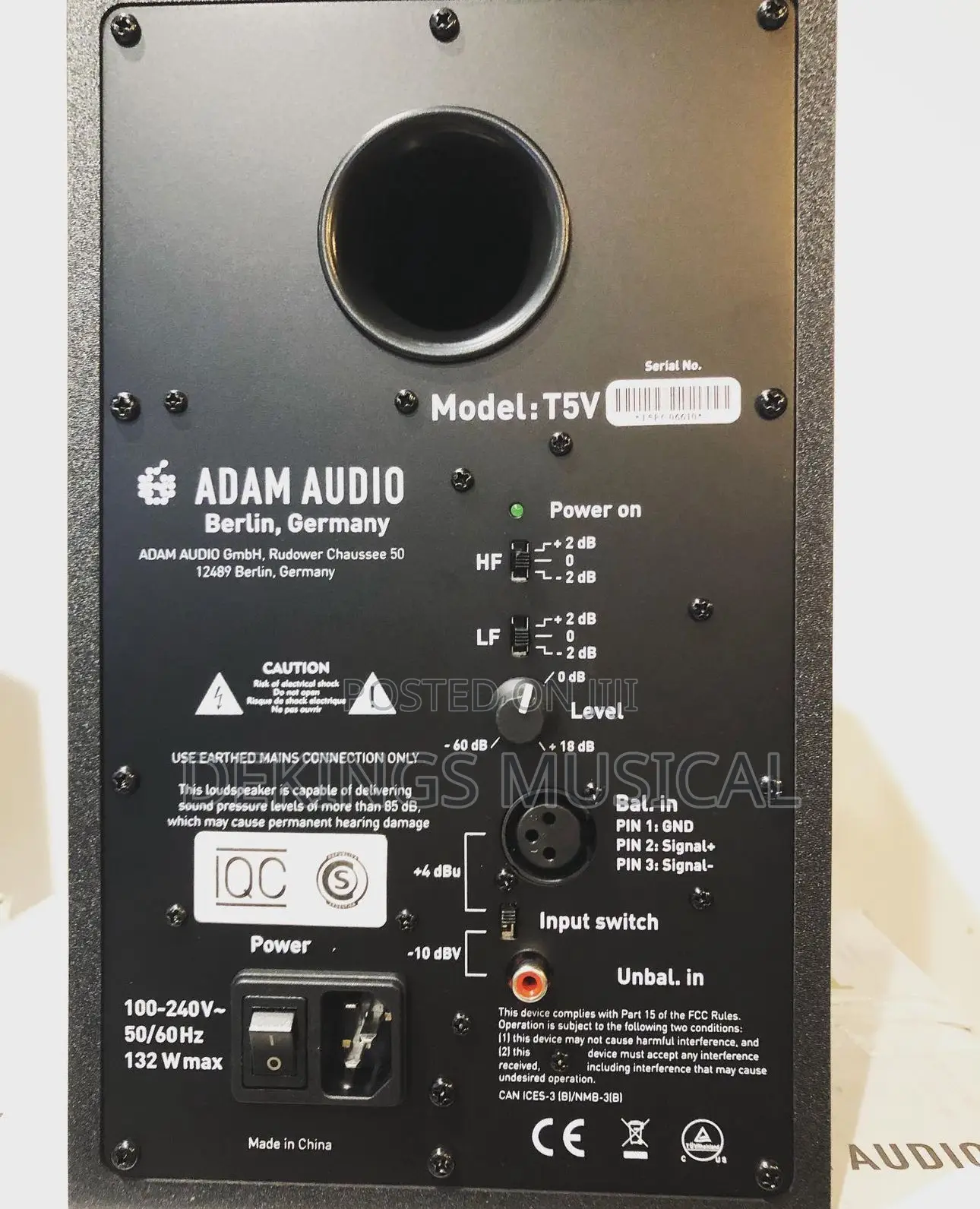 Adam Audio T5V Studio Monitor Speakers – Pair