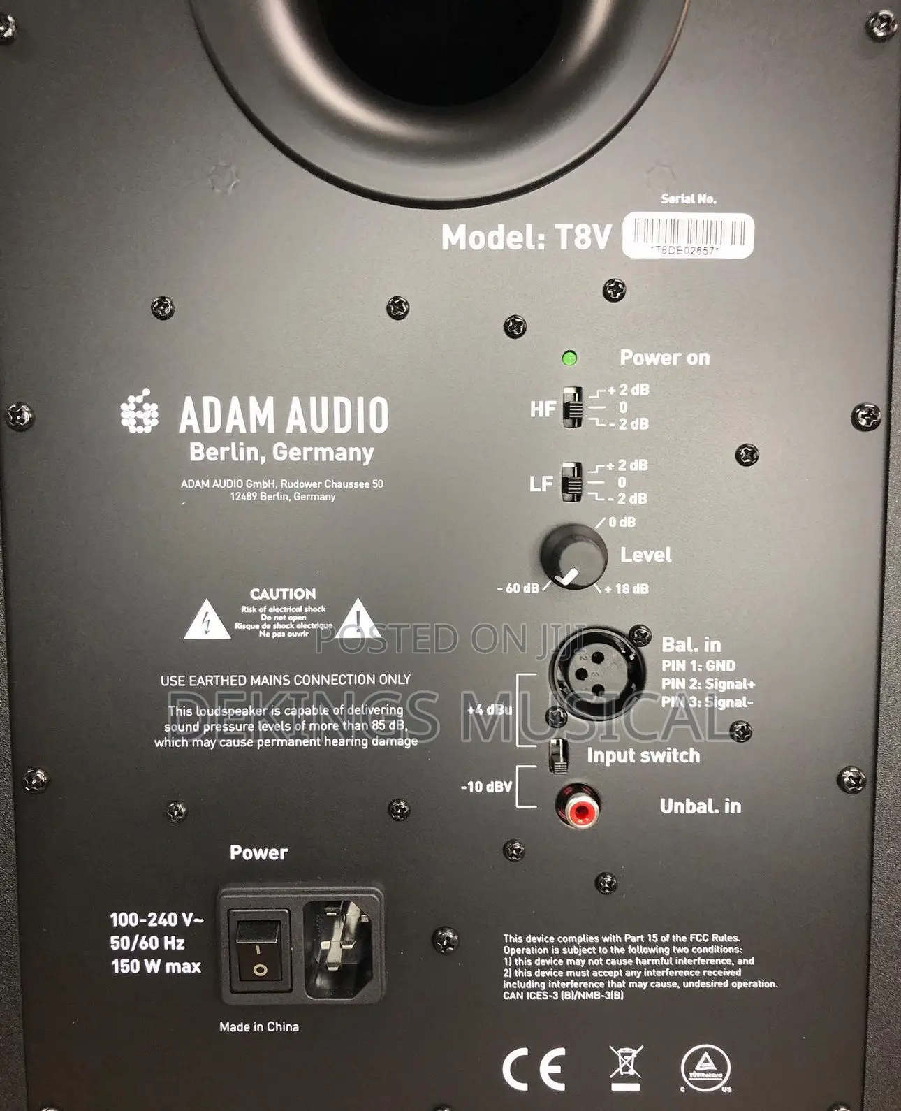 Adam Professional Audio T8V Studio Monitor Speakers – Pair