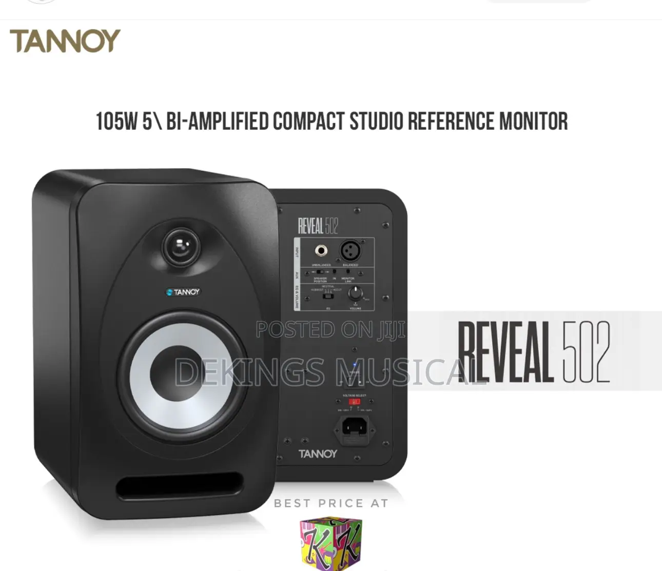 Tannoy Reveal 502 5 Active Studio Monitor